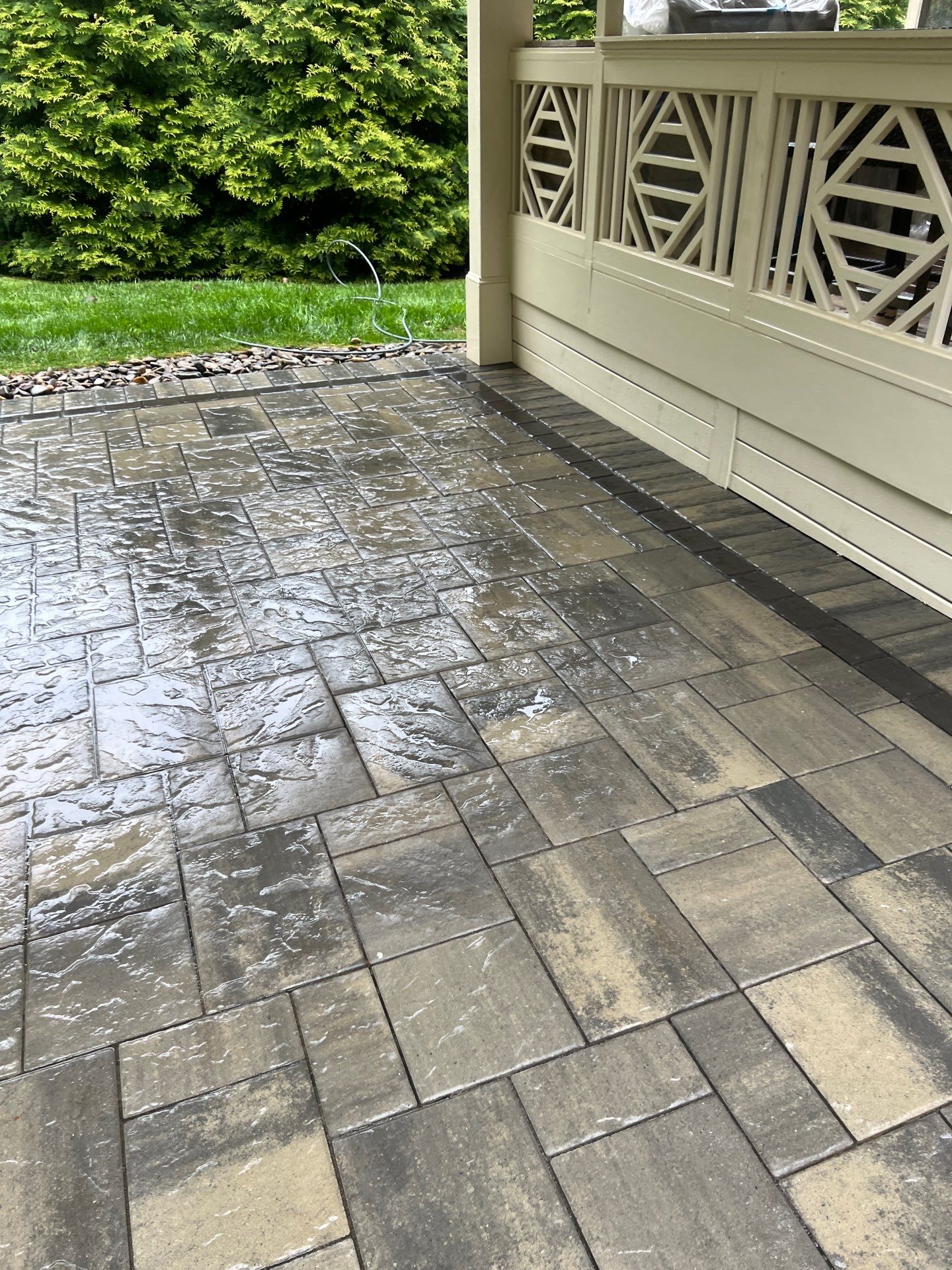 Pavers using Concrete Sealant by DuraSeal