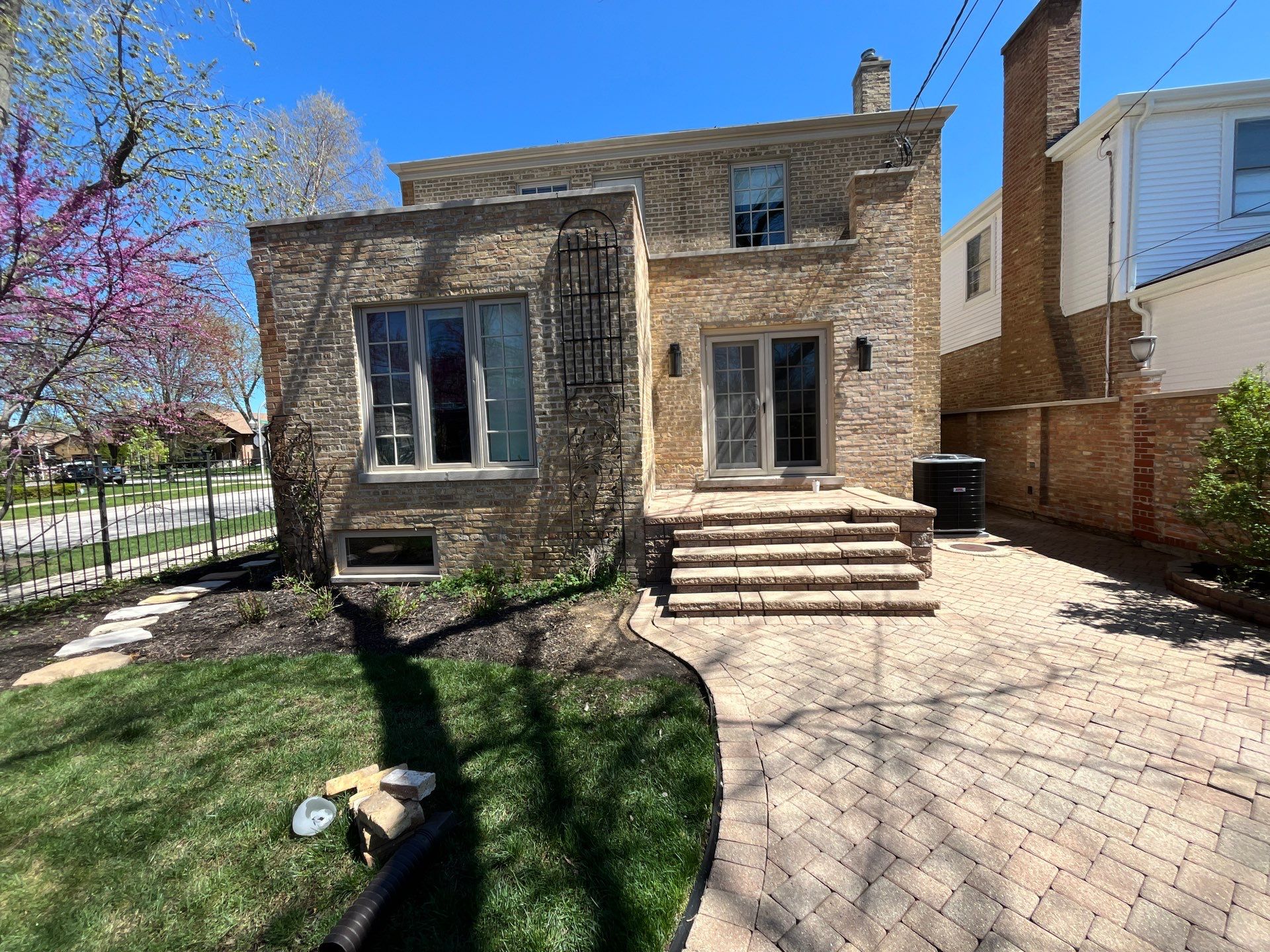 Brick repair, CSS, and stone cleaning by Northern Power Washing LLC.