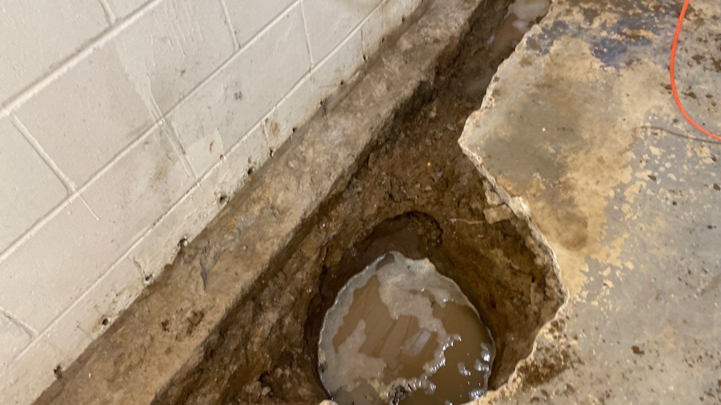Interior Drain Tile Installation in Columbia Heights, MN by Waterproofing Northeast