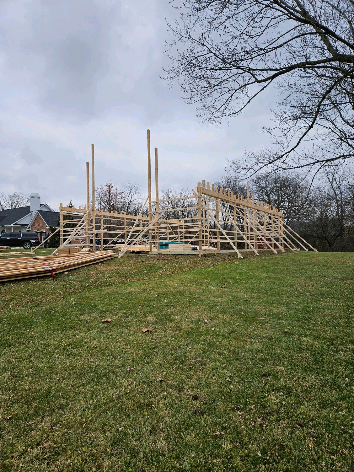 40'x60'x14' Hobby Barn by The Barn Builders 