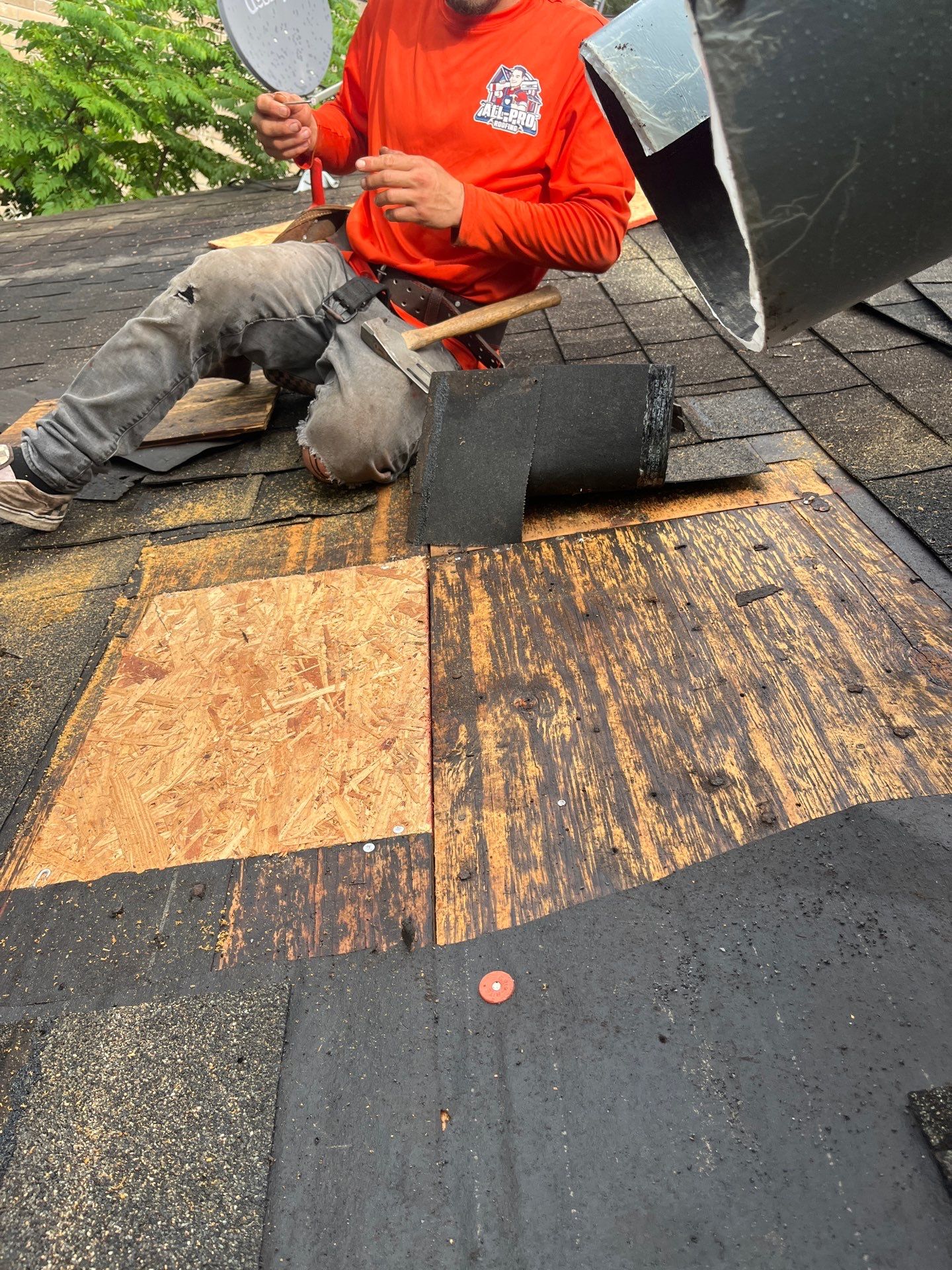 Residential Roofing Repair using Owen's Corning Duration (Lifetime) Shingles by Roof Repair Company