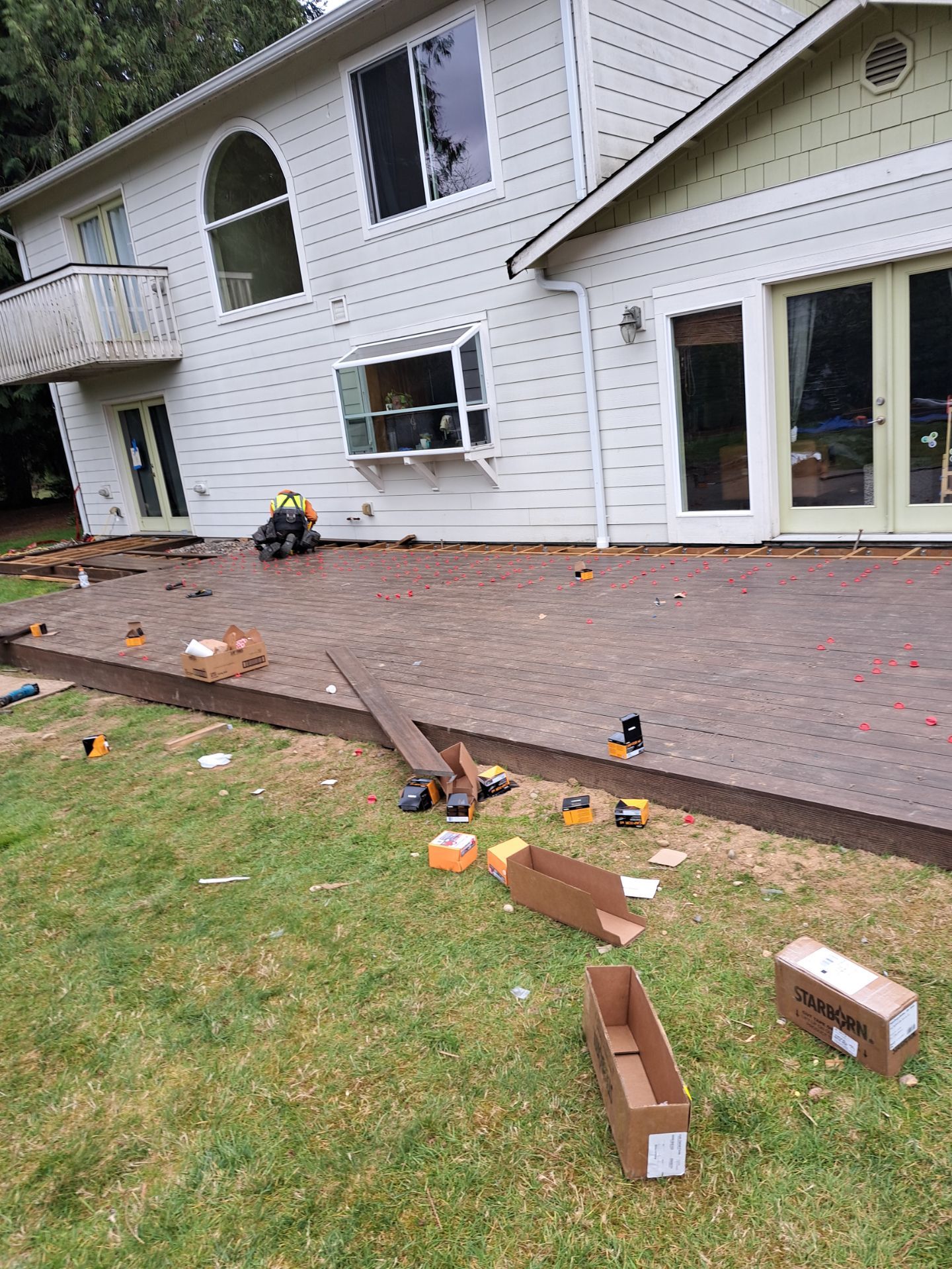 Daniel | Back Deck Installation  by Jireh Asphalt & Concrete Inc 