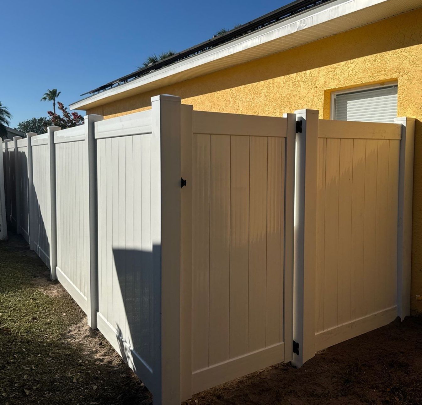 Vinyl Fence Installation using 6Ft White Vinyl Privacy Fence by Asap fence and gates, LLC
