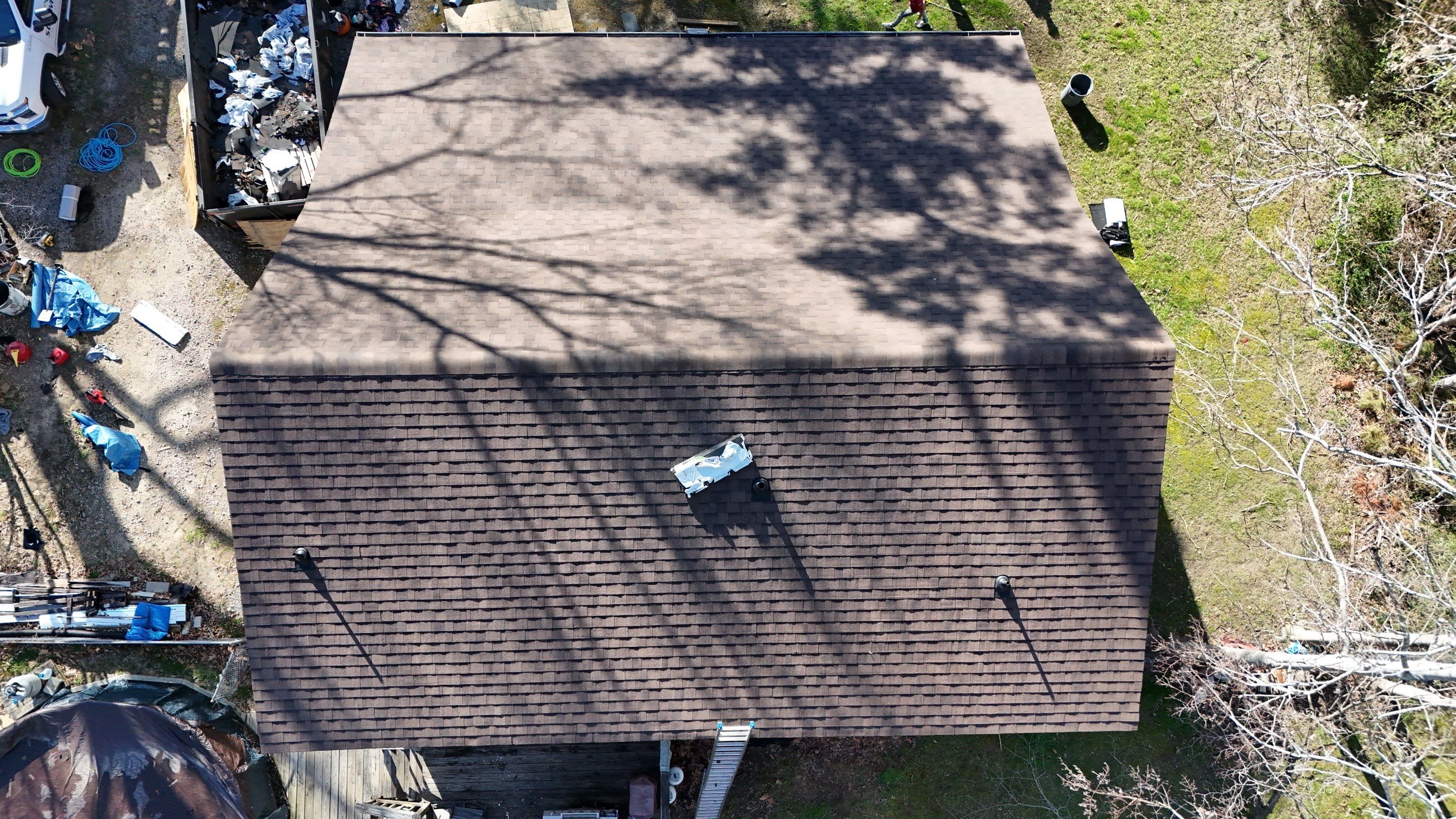 Complete Roof Replacement and Plywood Decking Repair in Quinton by Cade Construction