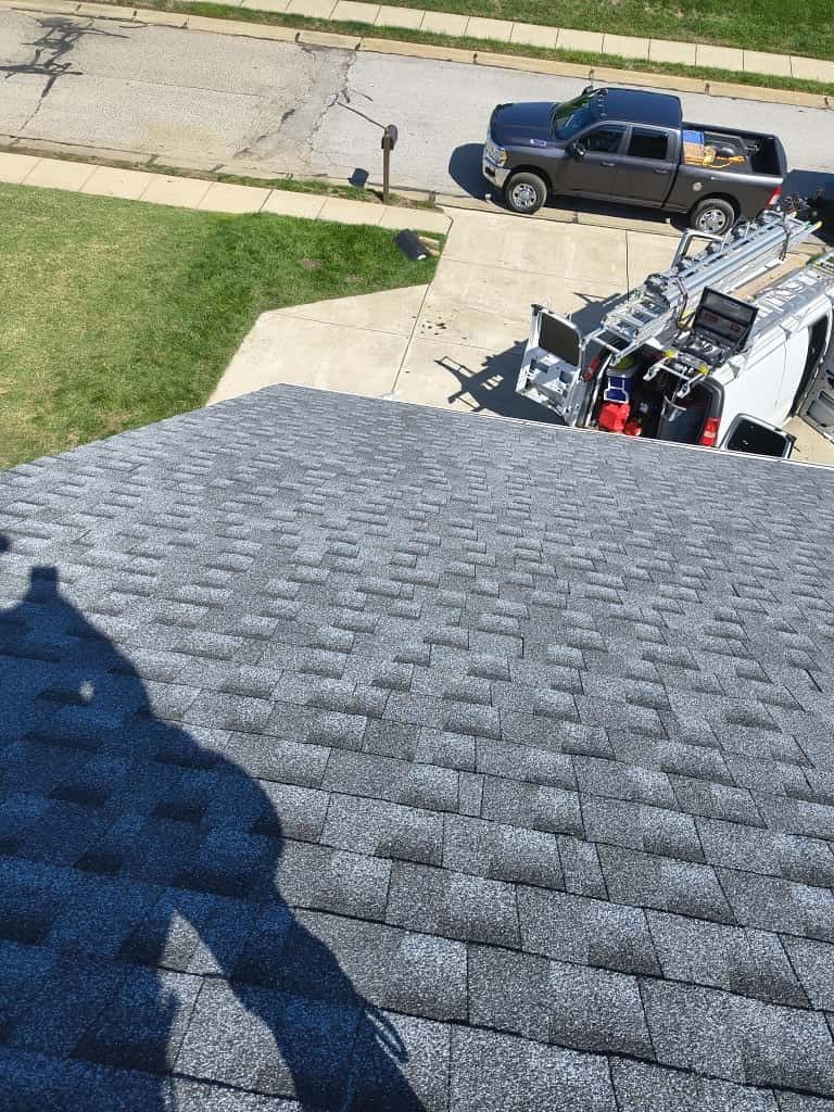 Residential Roofing Installation using GAF Timberline HDZ Pewter Gray by Rainstoppers Roofing
