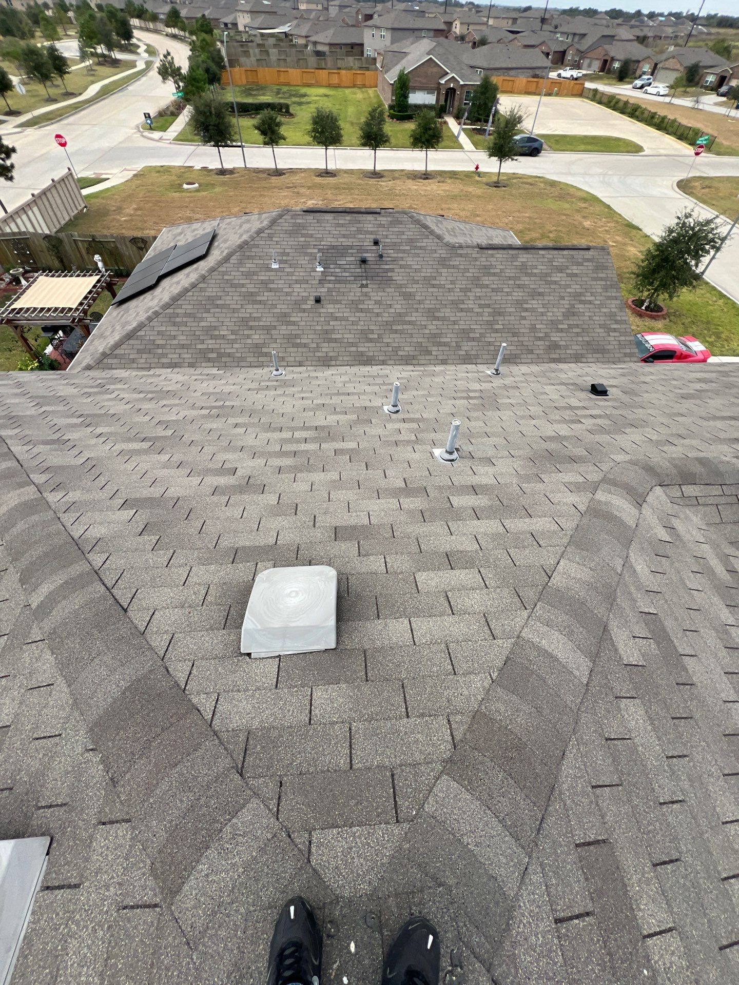 Hail Damage using Owen's Corning Duration (Lifetime) Shingles by Roof Repair Company