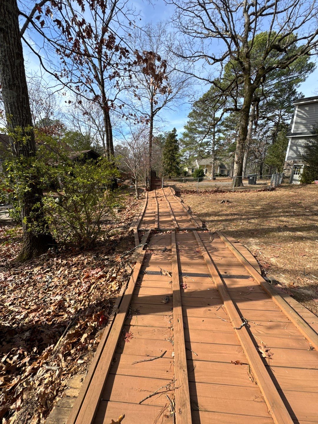 Wendover Drive - Fence by Pillar and Pine