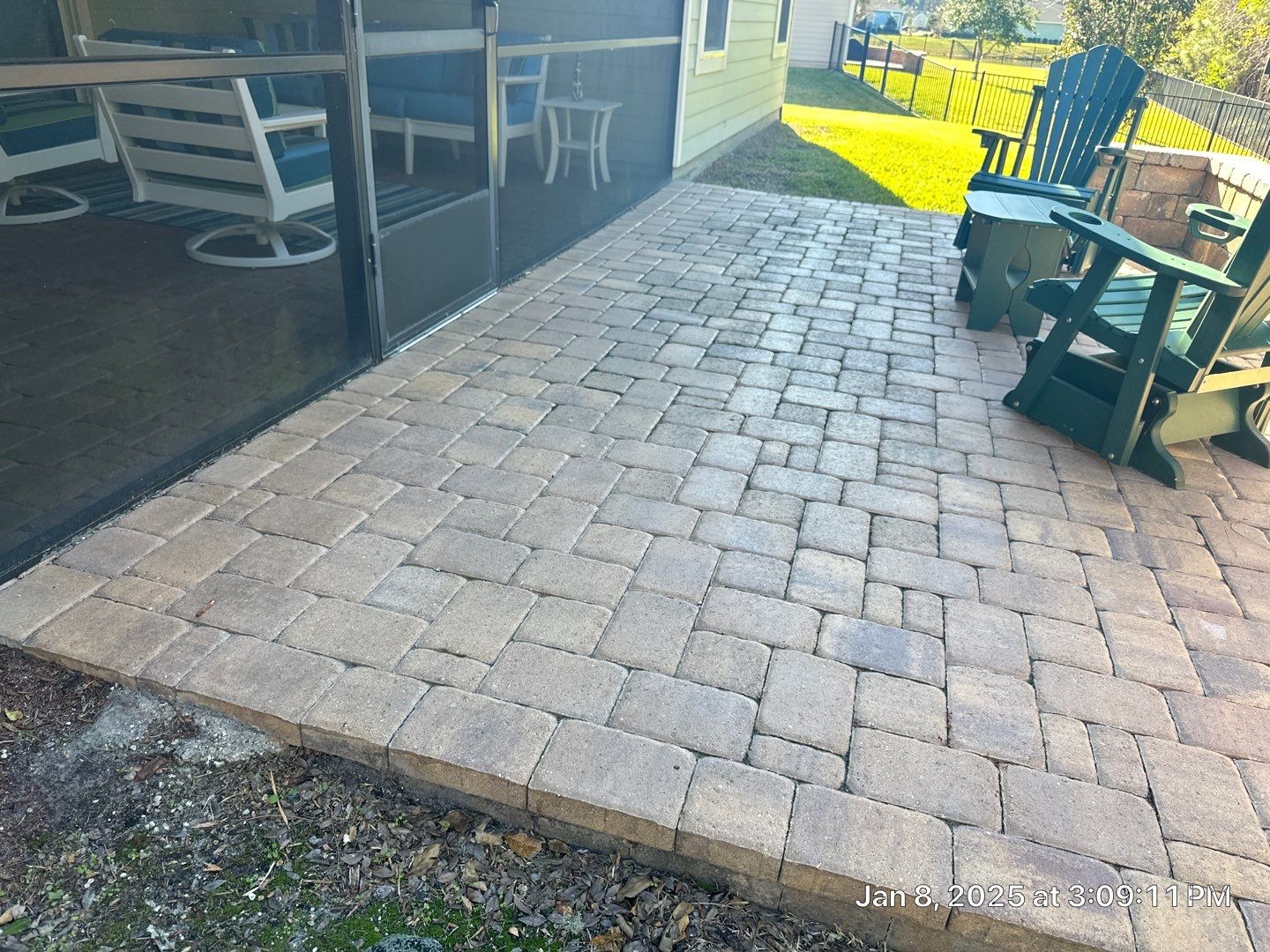 paver patio using Concrete Sealant by DuraSeal