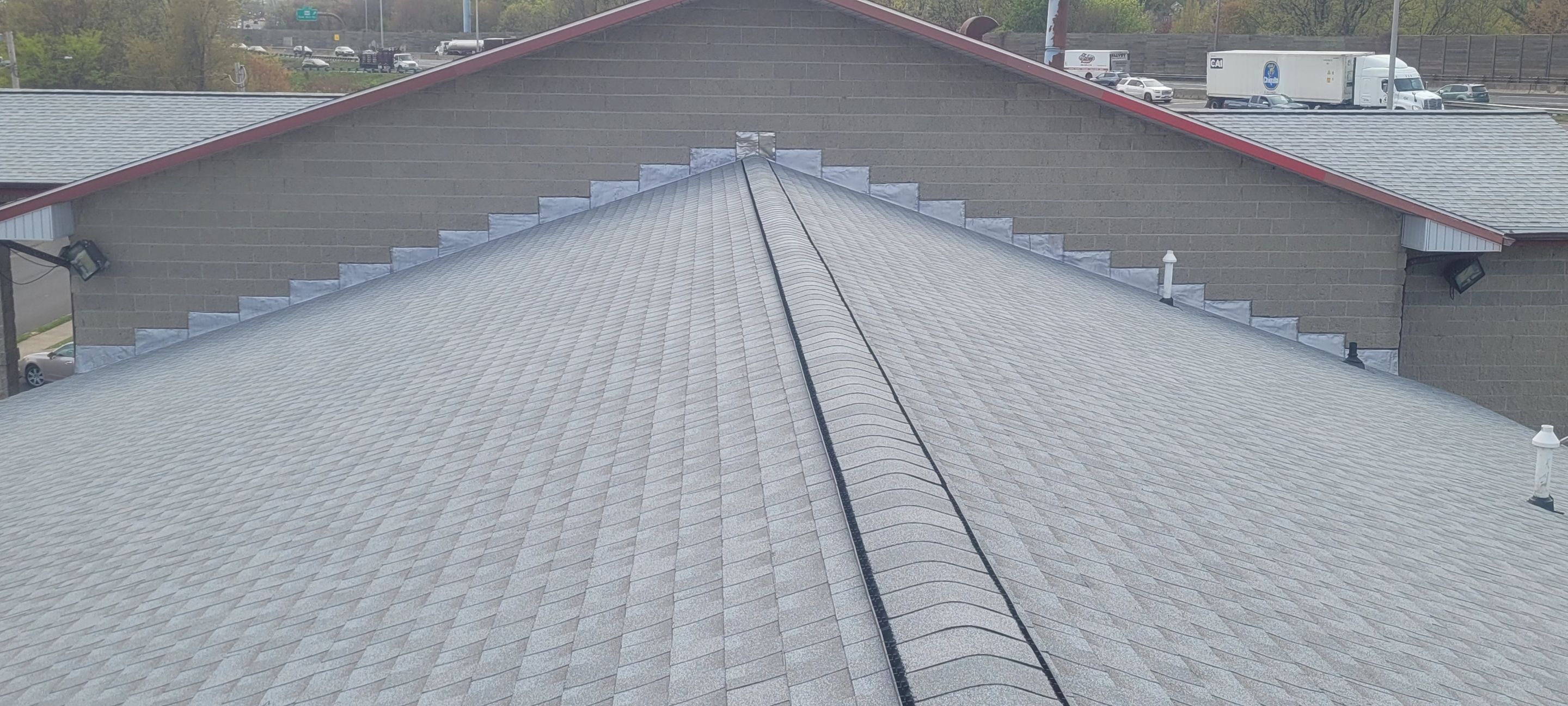 Gorgeously installed asphalt shingled roof by DiGiorgi Roofing and Siding Inc