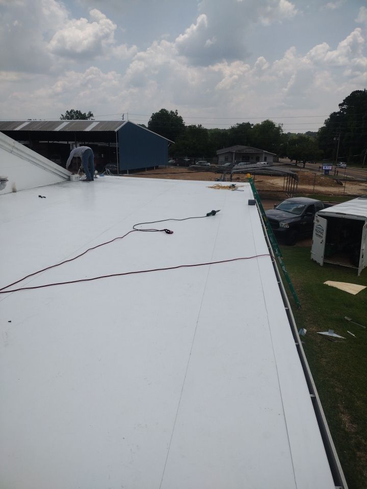 Office Building in Magnolia by Hostetler Roofing