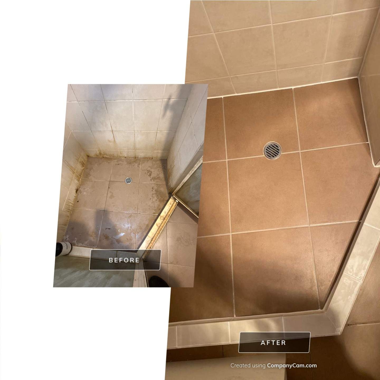 You won't believe this is the same shower by Re-seal Bathrooms