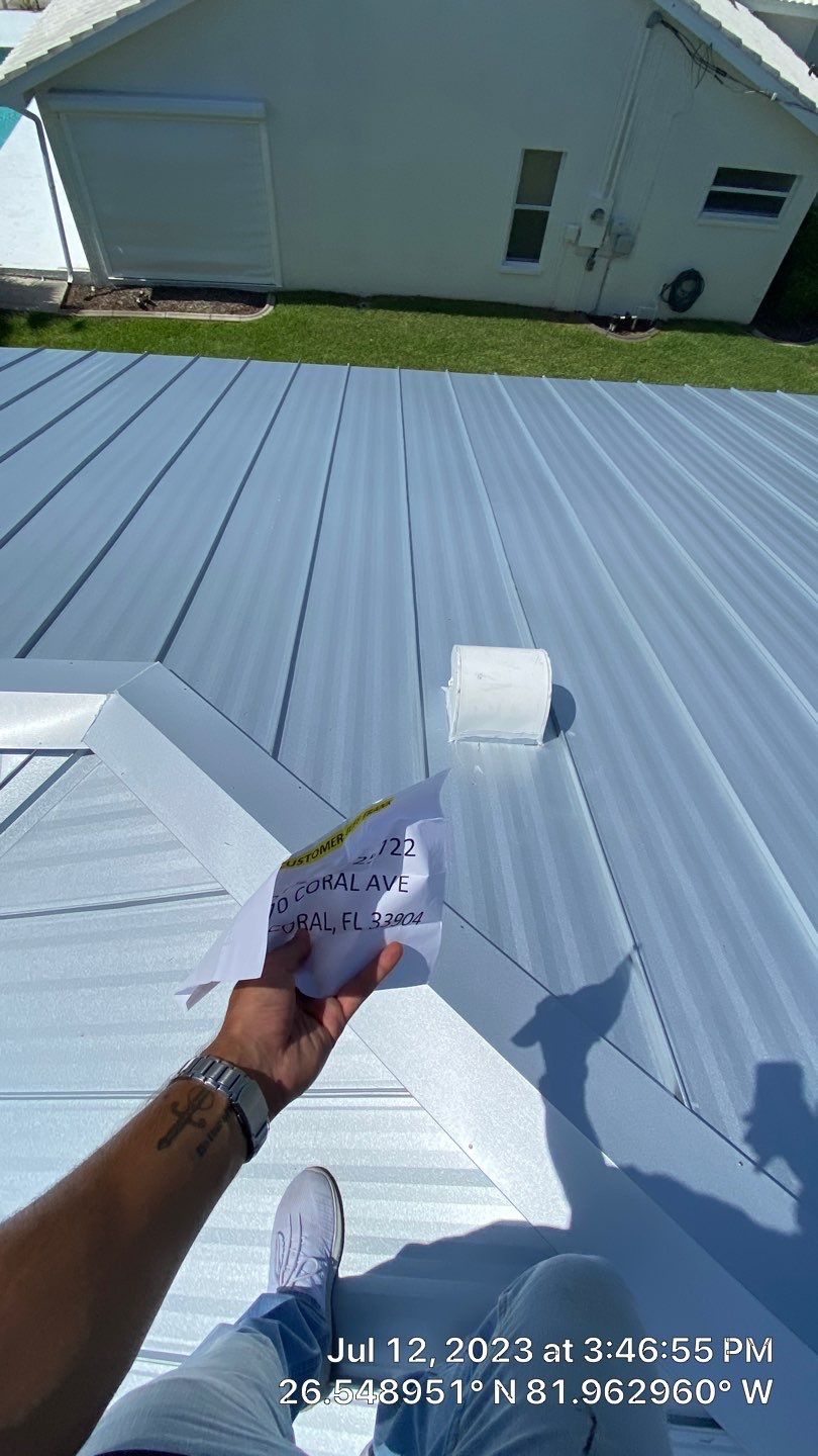 Residential Roofing Installation using Standing Seam Metal by Protek Roofing Heating Air & Solar