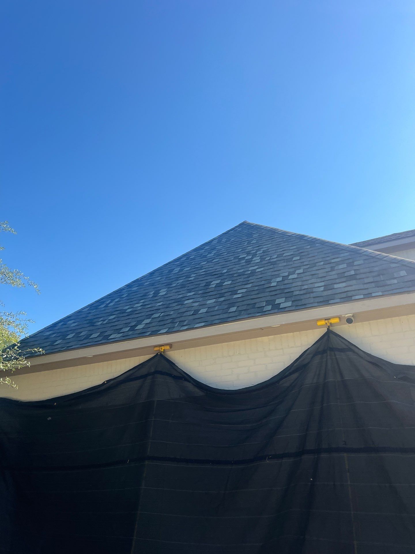 TAMKO Thunderstorm Grey-White Brick  by Tejas Roofworks + Restoration