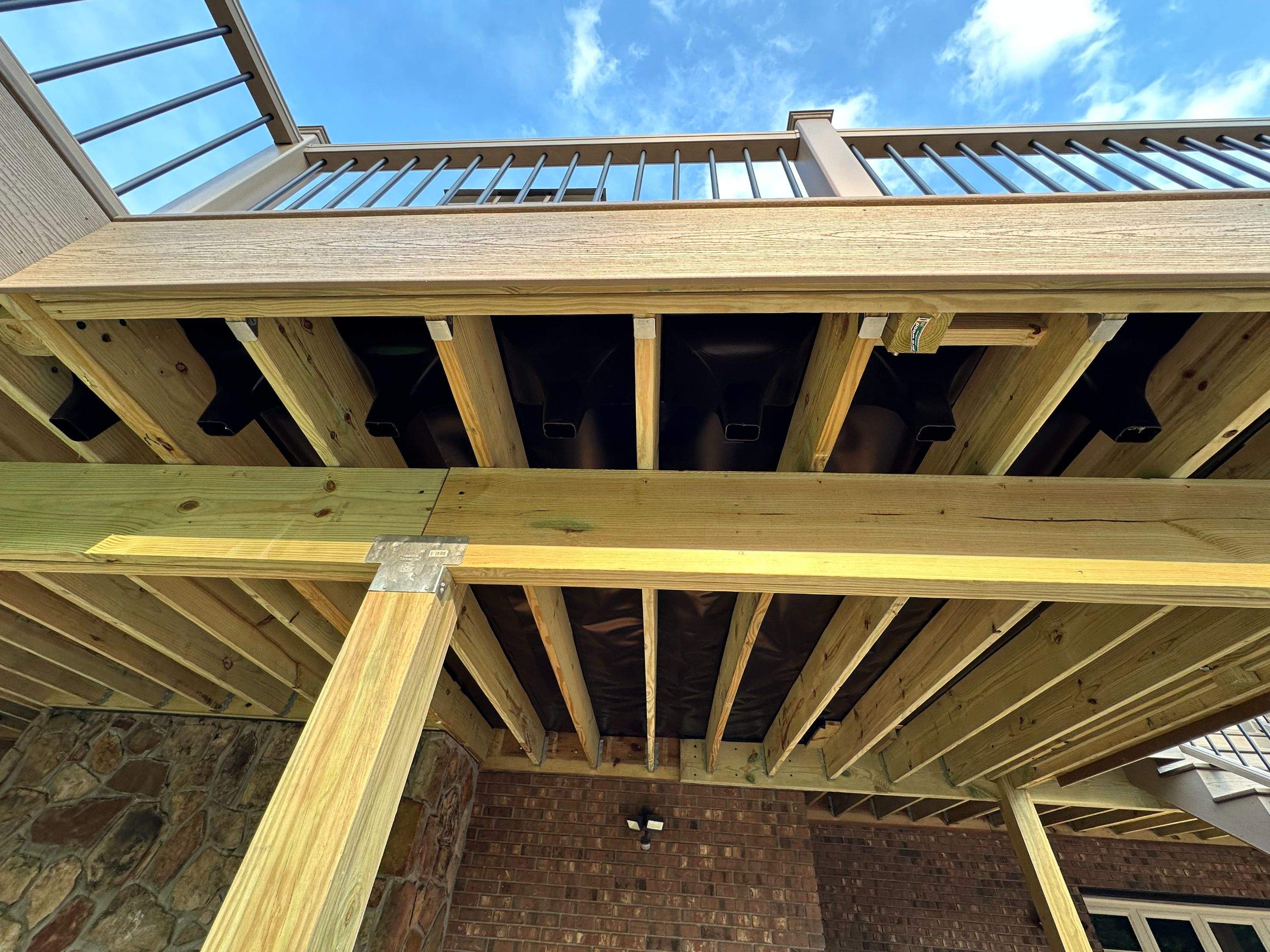 Dewey Deck Rebuild with Awning in Buford by Craftsman Deck Builders