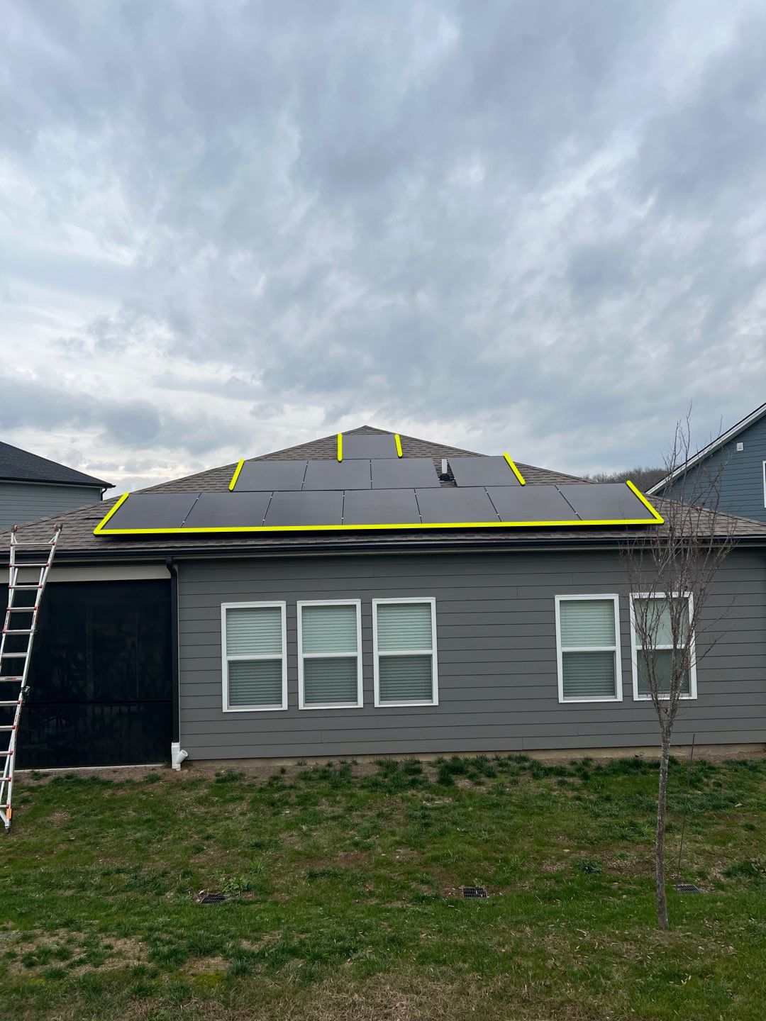 Project in Nashville by Green Wave Solar 