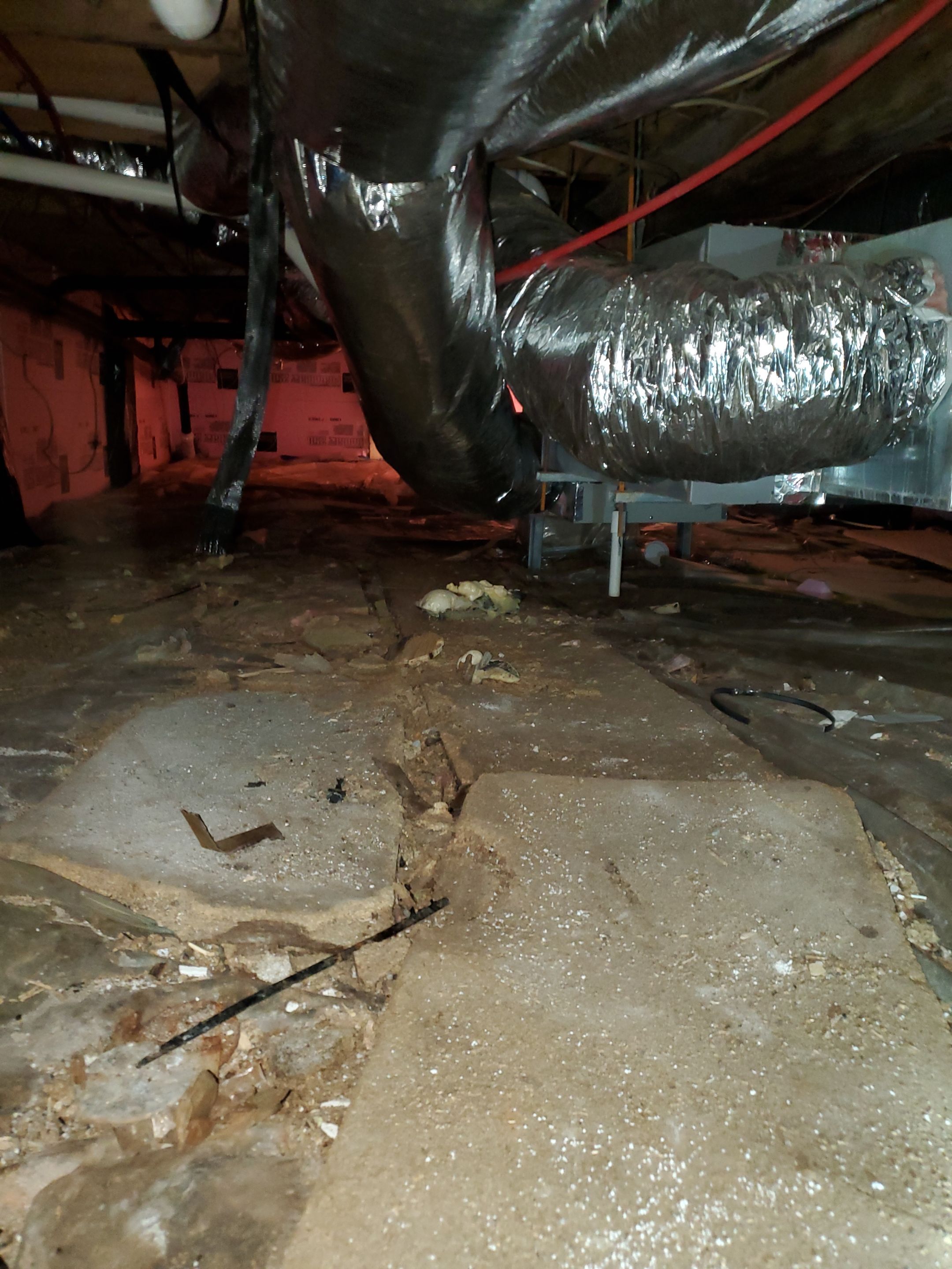 Crawlspace repair using cleanspace by Burke Home Services