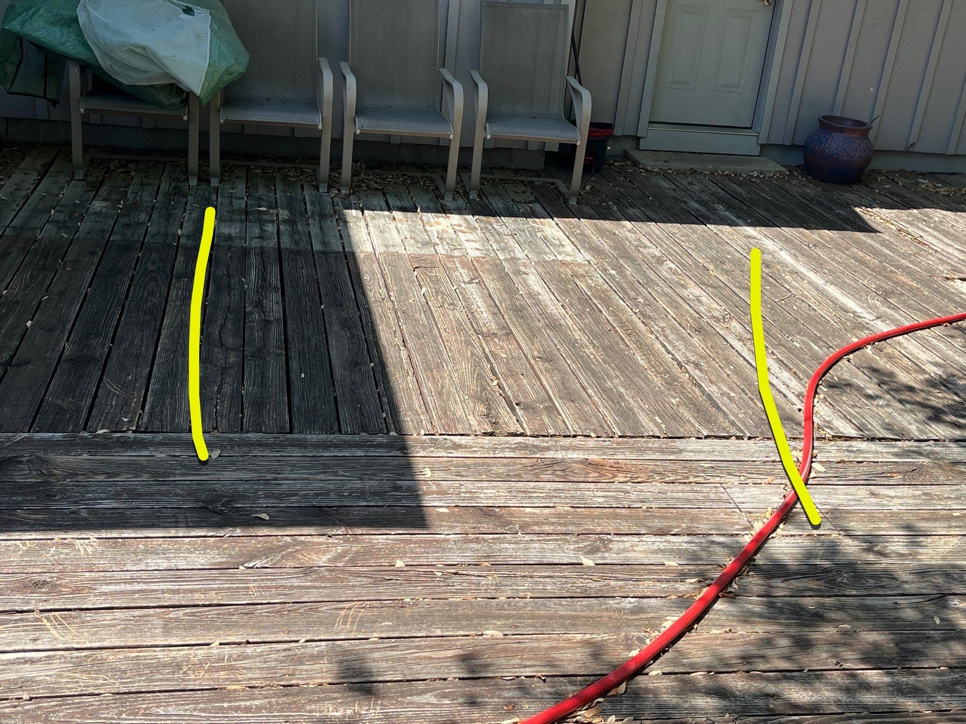 Deck Repair using Pressure-treated lumber by TEXFIX LLC