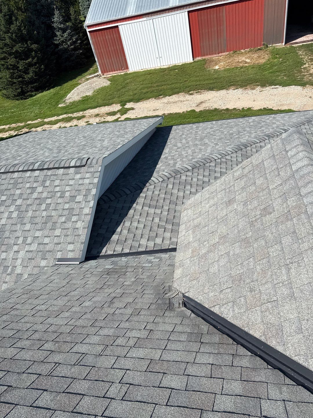 Architectural Shingle Roof Replacement in Beemer, NE by Crows Roofing LLC