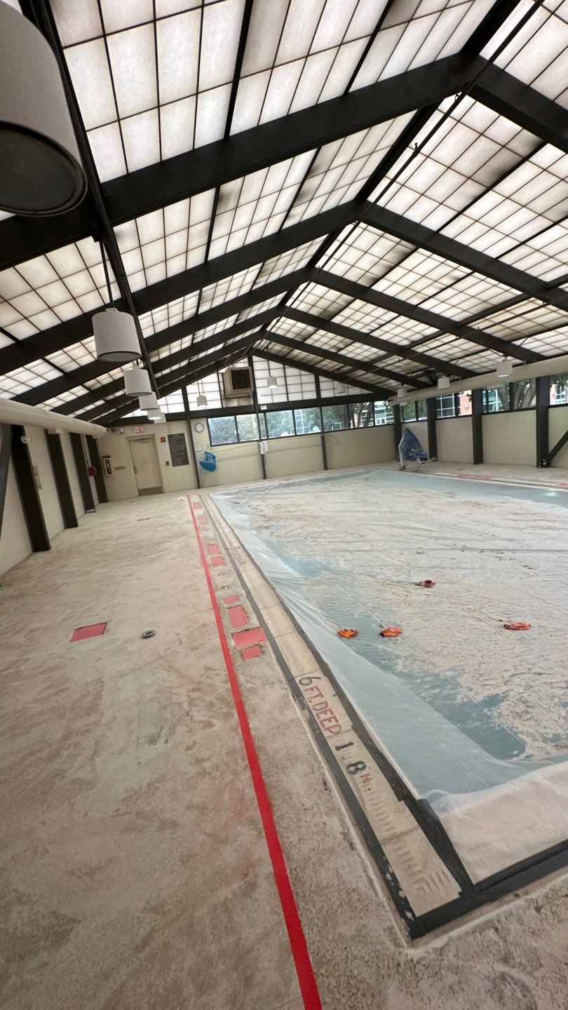 Hotel Pool Deck Project in Cranberry Township by Floors in a Day, Inc