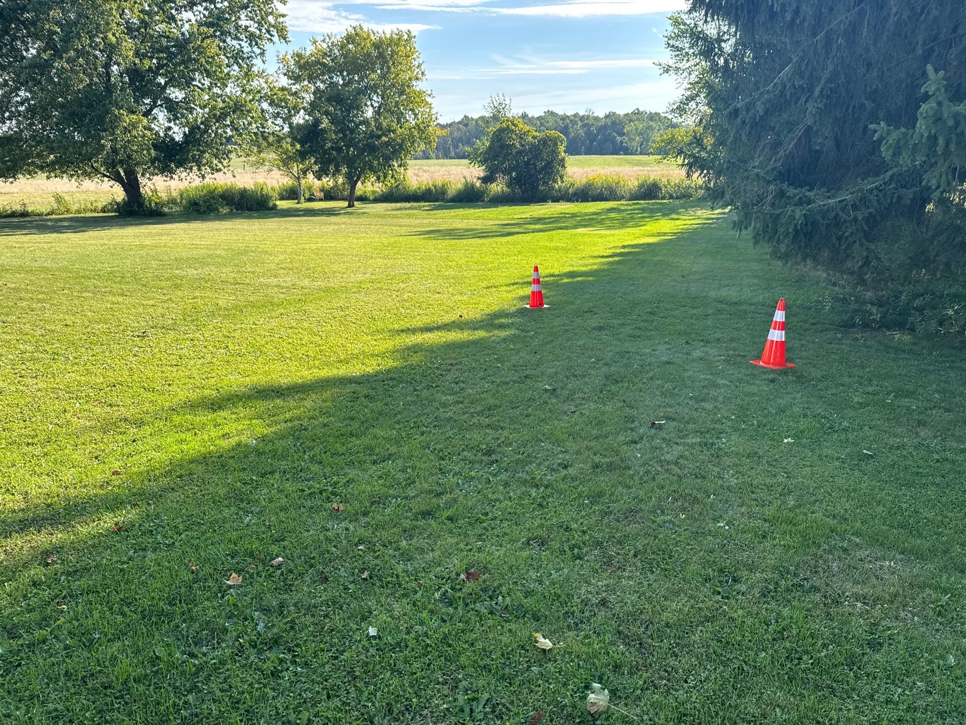 Broom finished concrete pad and steps  by NG Masonry & Construction LLC