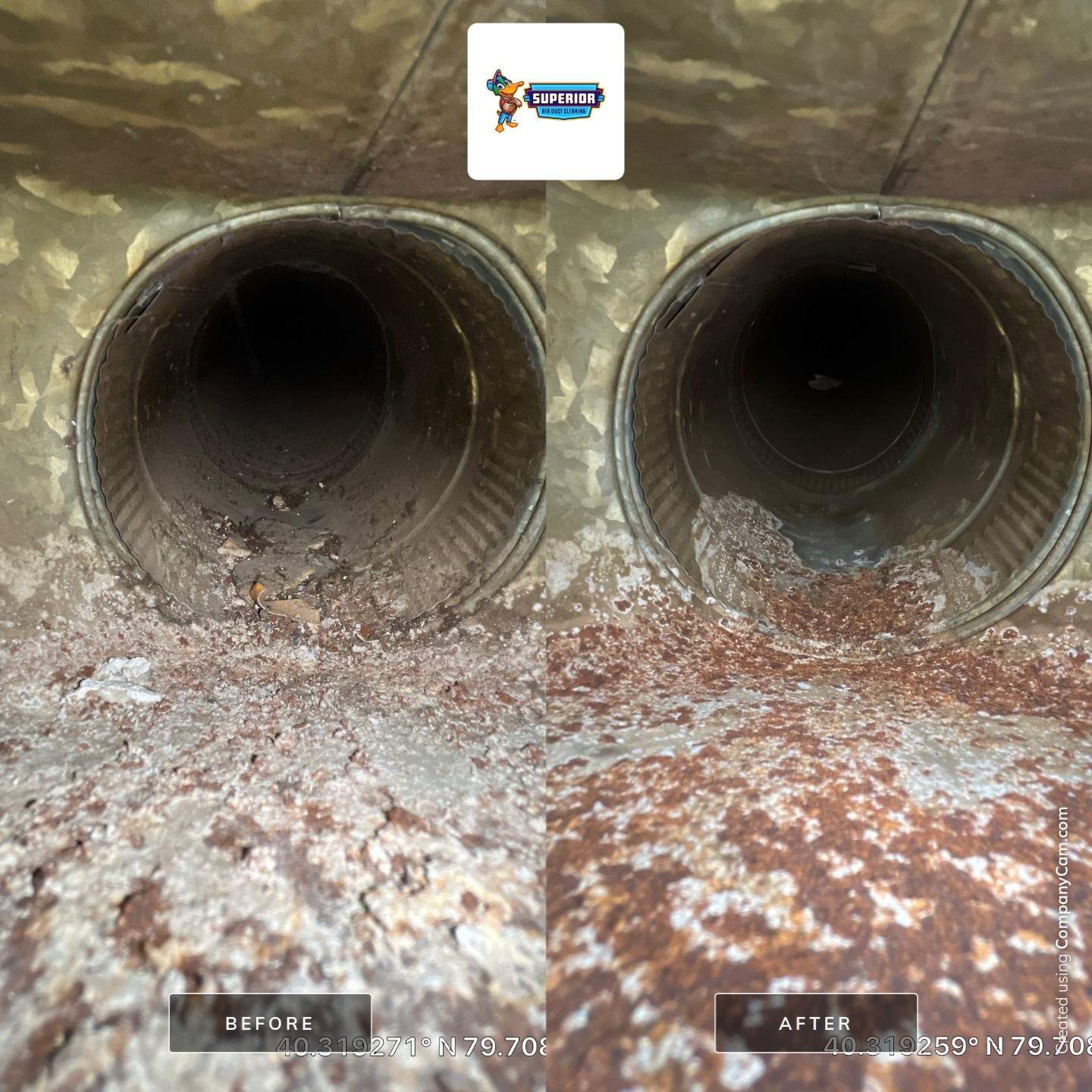 Air Duct Cleaning With a Vacuum Truck in North Huntingdon, PA by Superior Air Duct Cleaning