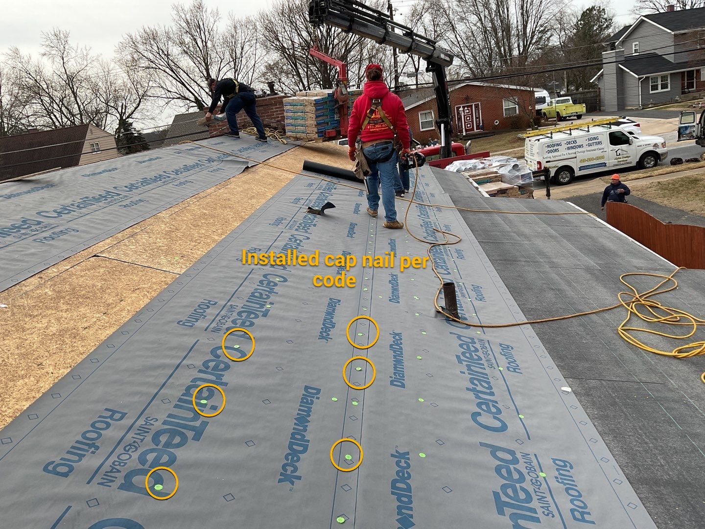 Residential Roofing Installation using CertainTeed Shingles by Alpha Design Services