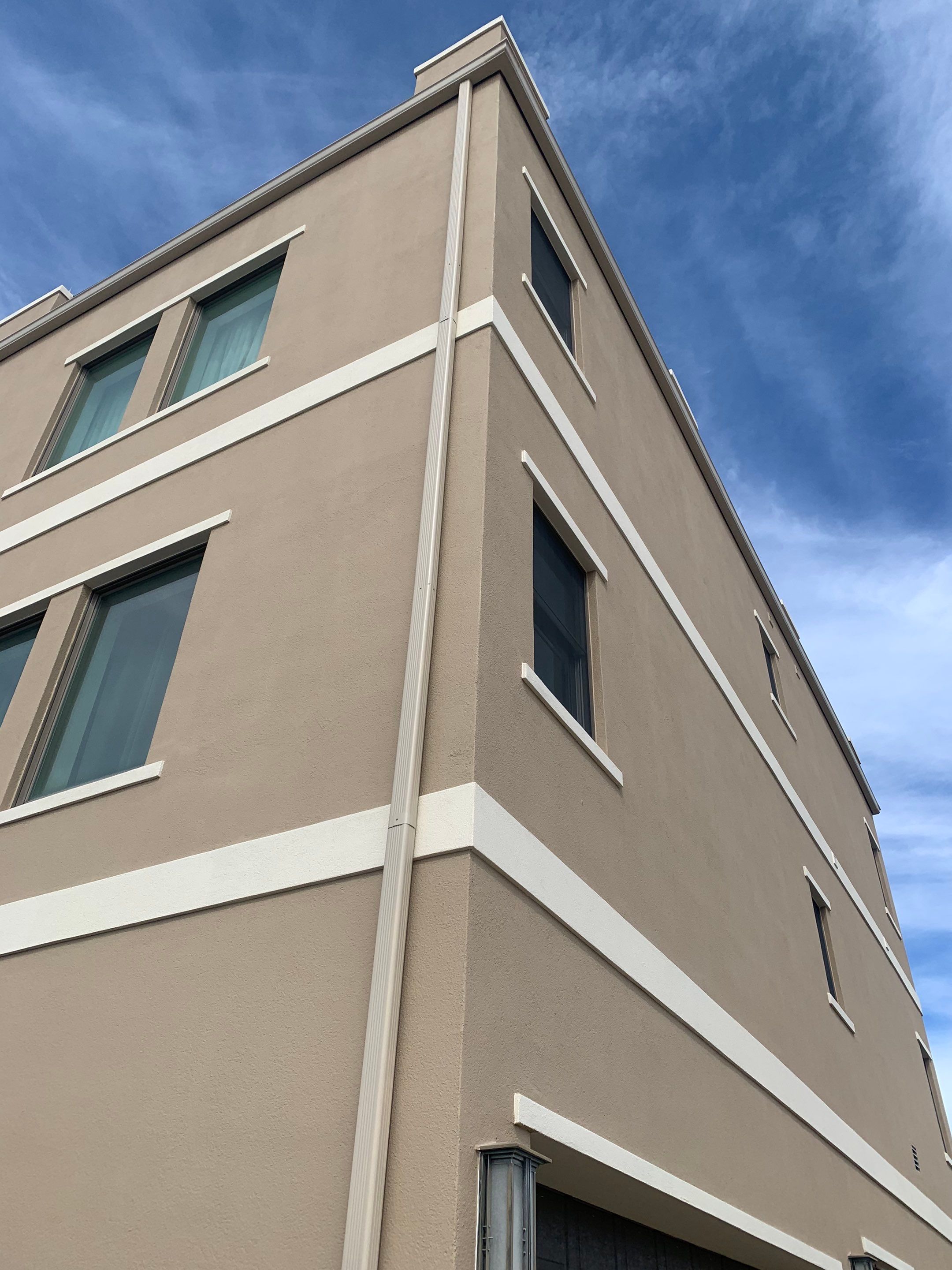 Gutter Installation using Wicker Color K-Style Gutters by Gutter Professors