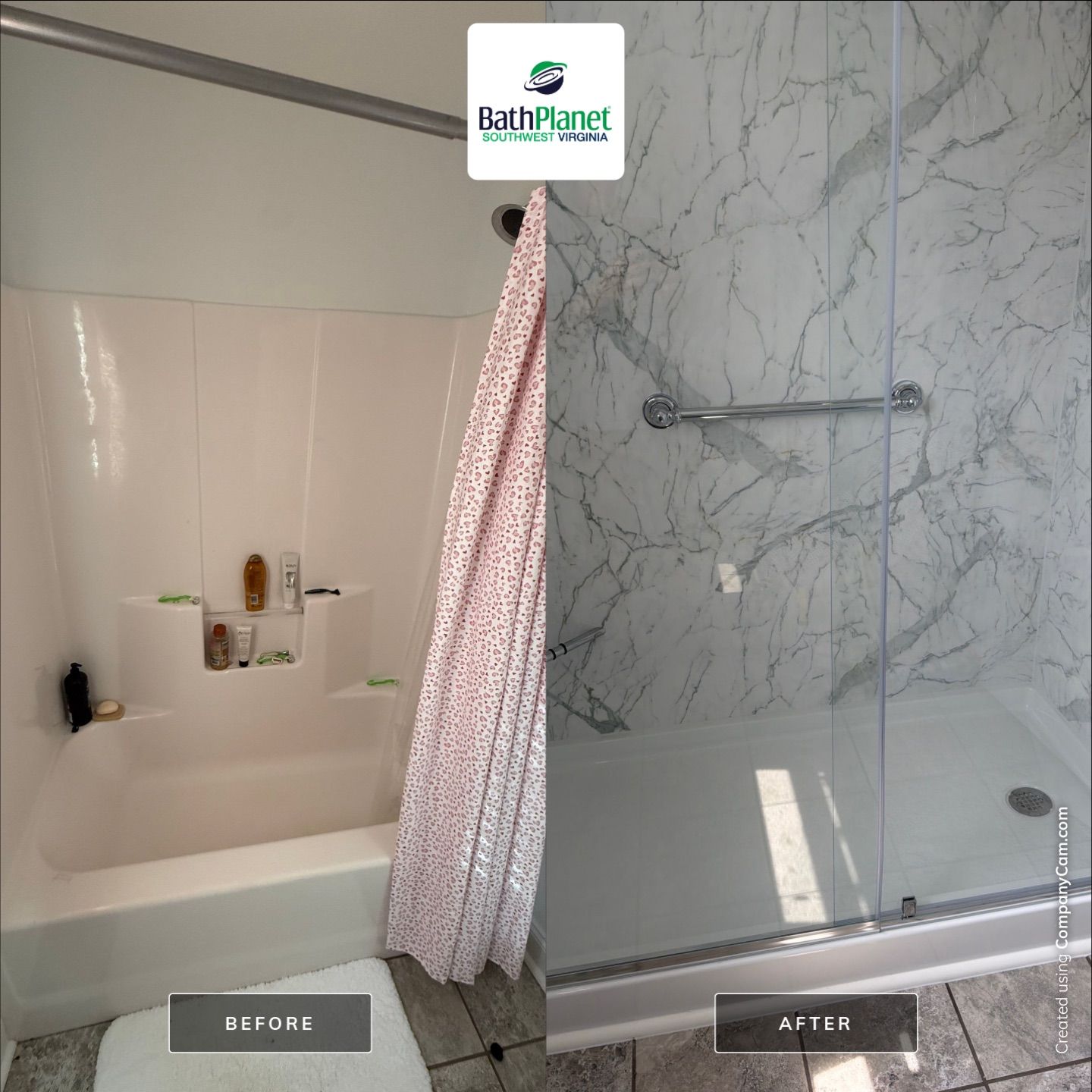 Tub to Shower by BathPlanet SW Virginia