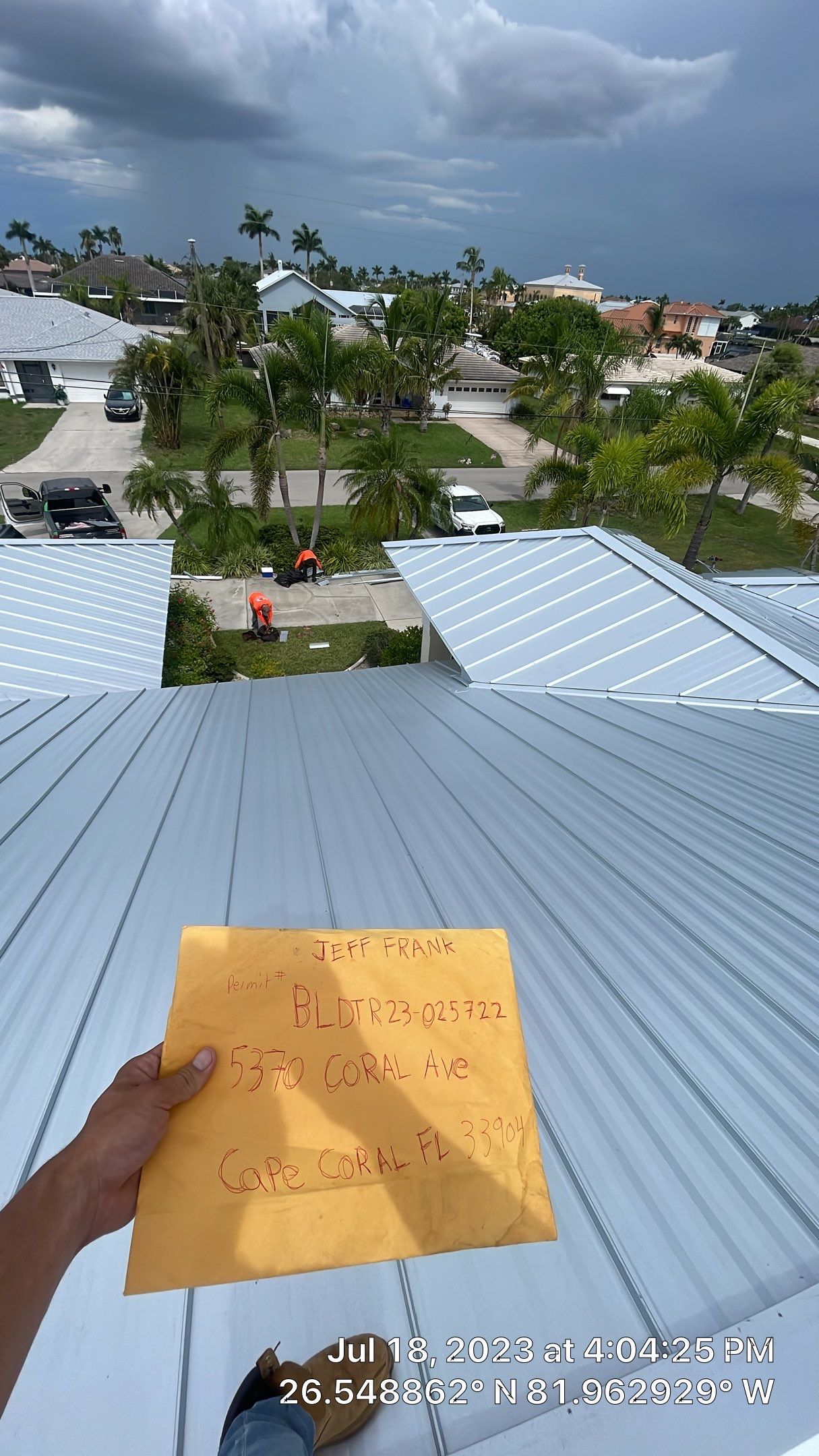 Residential Roofing Installation using Standing Seam Metal by Protek Roofing Heating Air & Solar