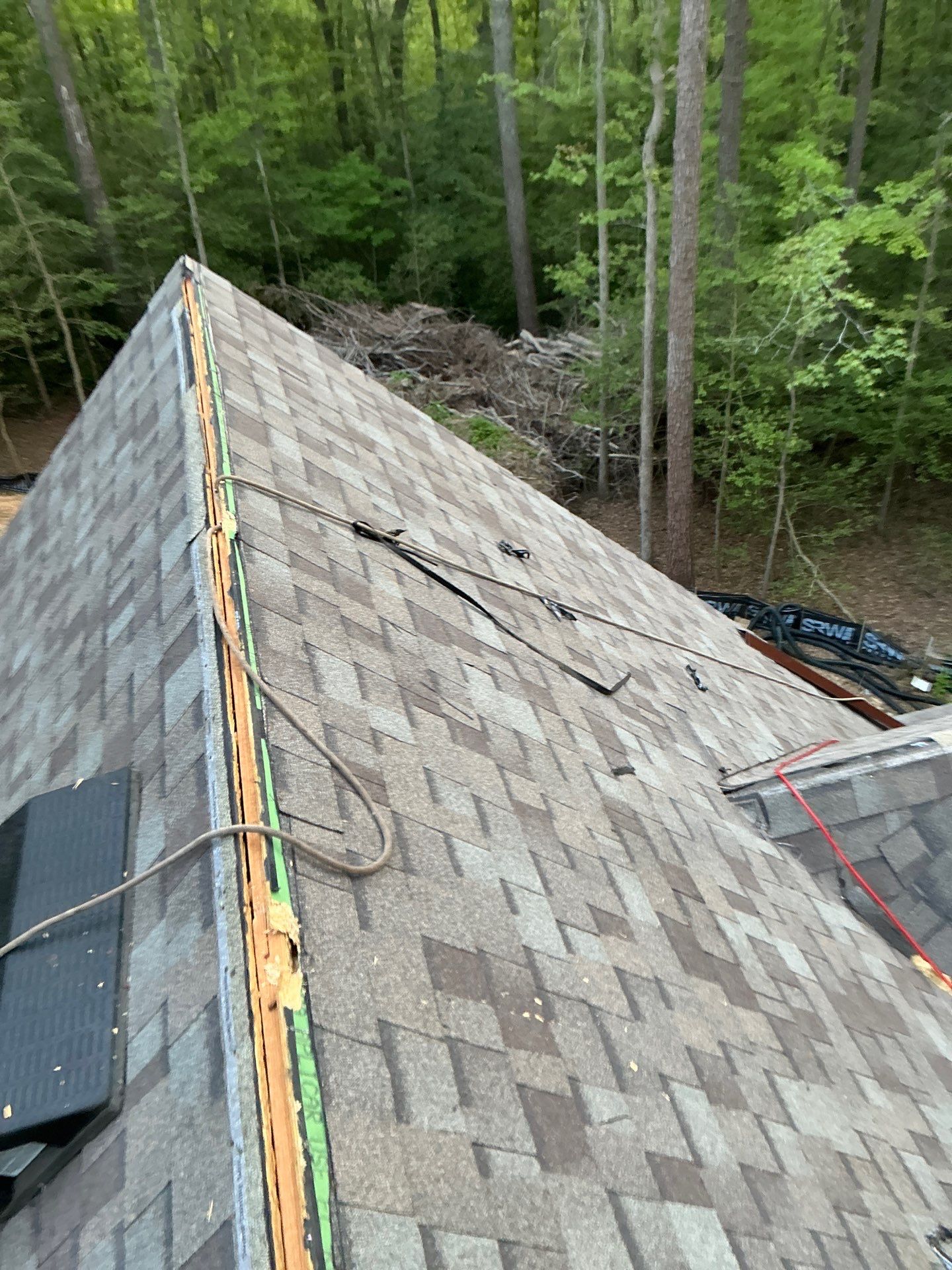 Custom New Home Roof Install in Heathsville by Cade Construction