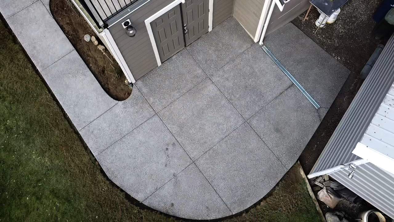 Wayne | Concrete patio & Walkway by Jireh Asphalt & Concrete Inc 