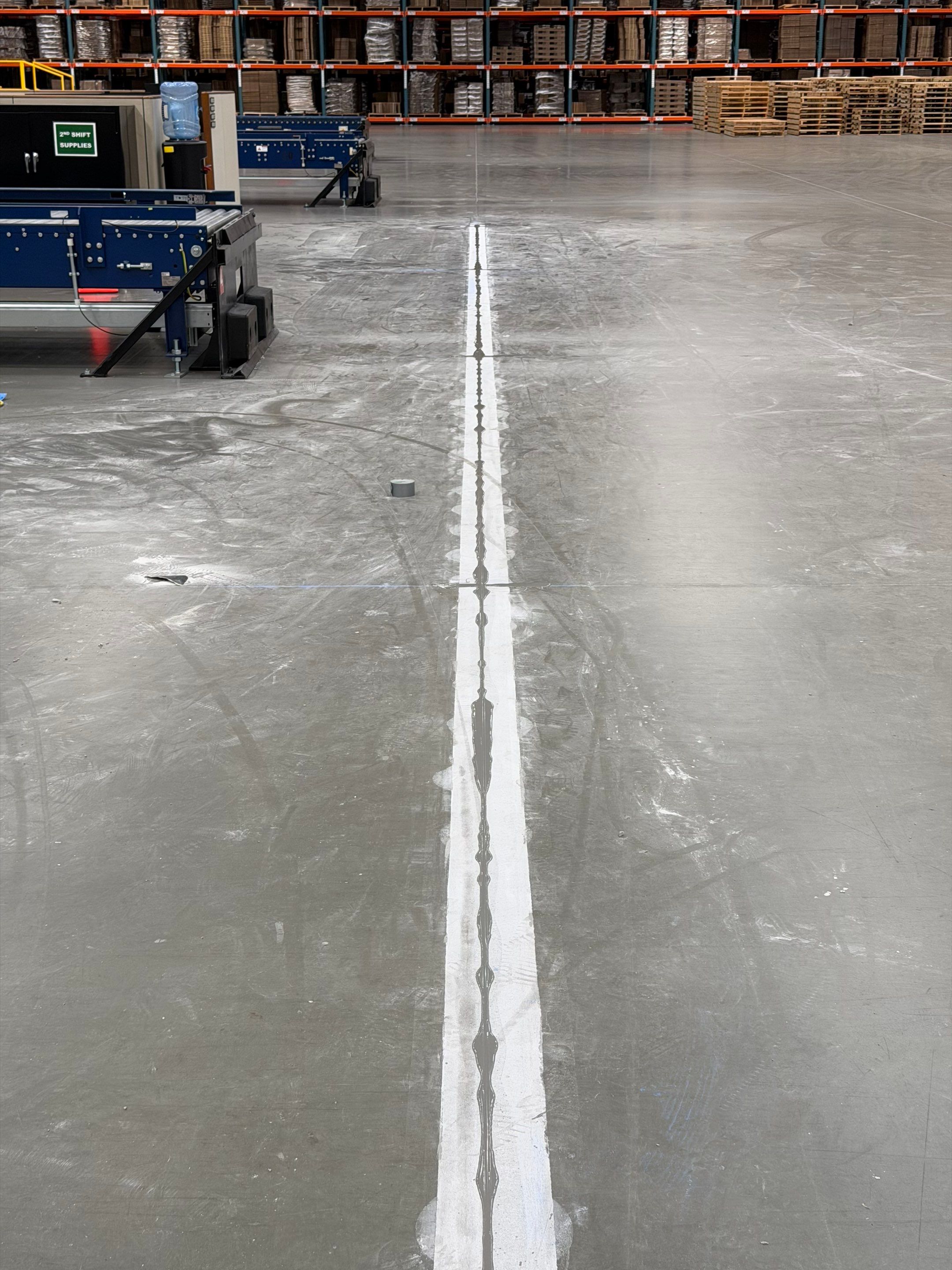 ULINE Stabilization of Deflecting Concrete Floor Panels in Ontario by Elite Concrete Restoration