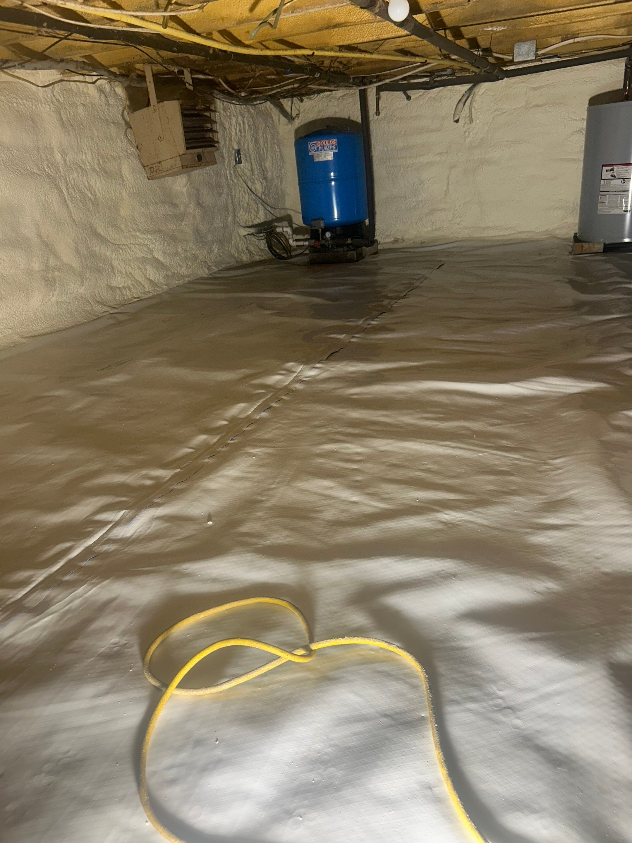 Pocono pines Dry and energy efficient crawlspace. by Burke Home Services