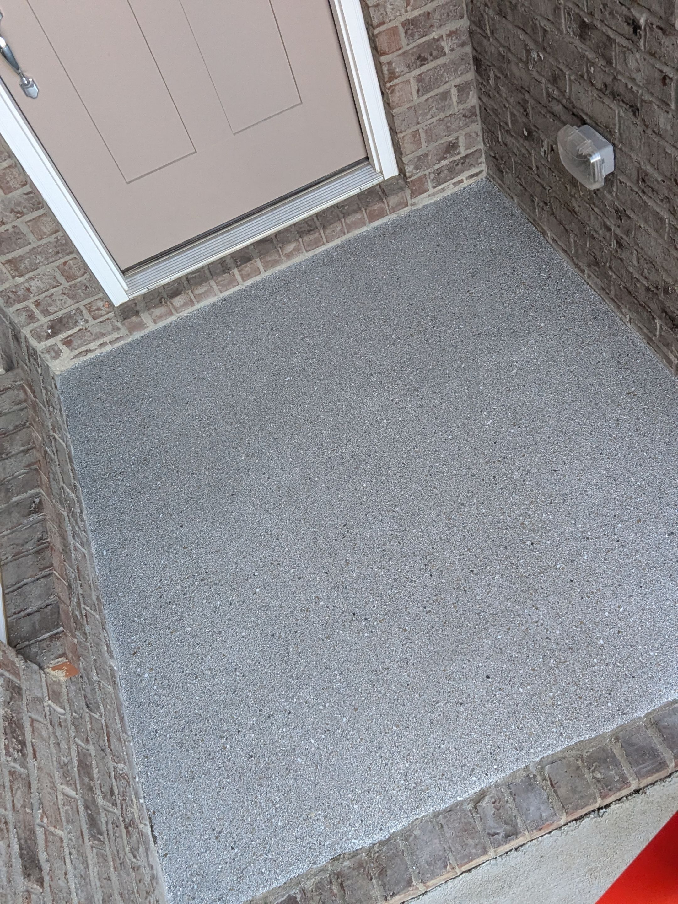 Patio Floor Coating using Quartzite by My Garage Floor Guys