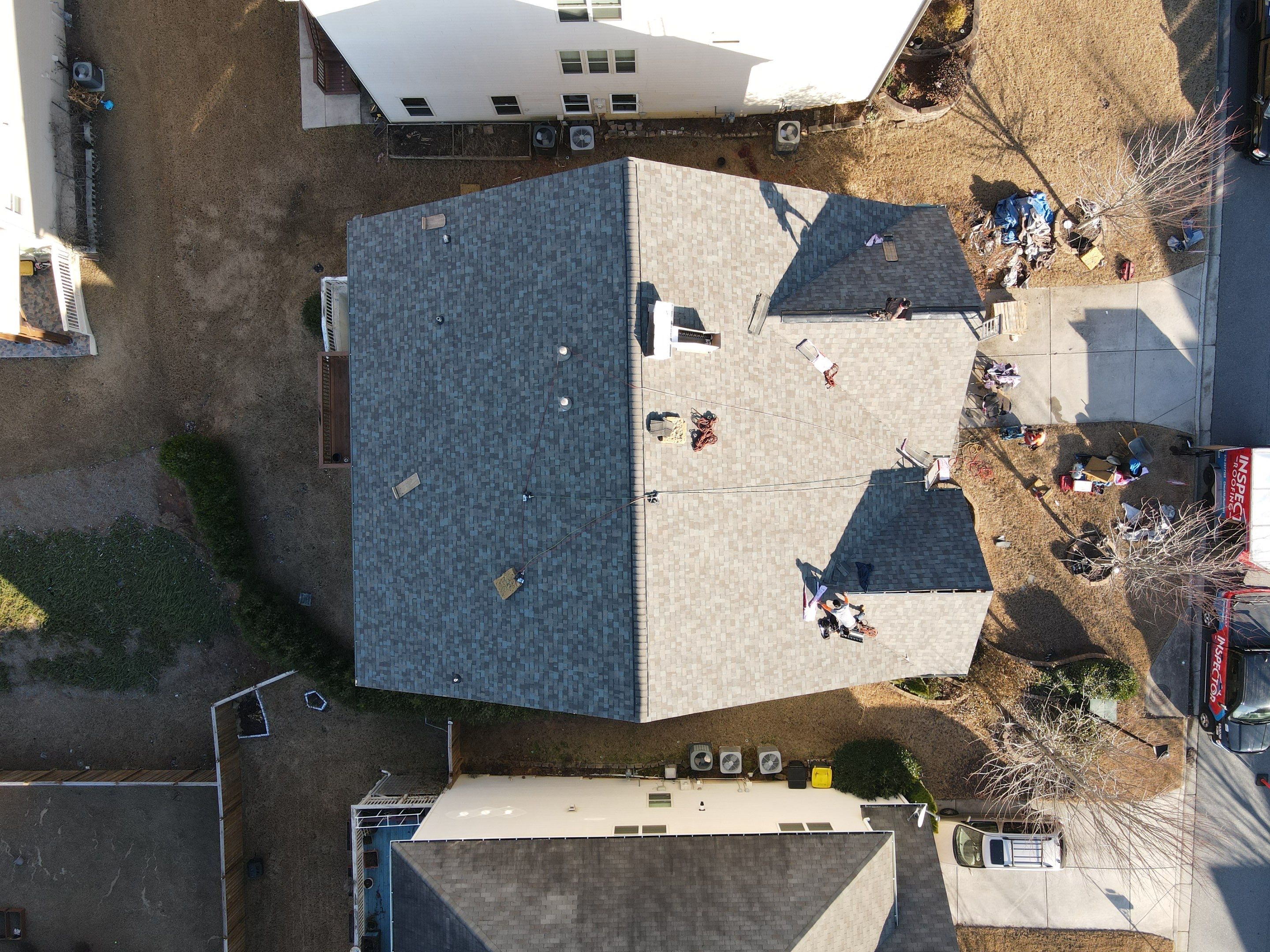 Residential Roofing Installation using Owens Corning by Inspector Roofing and Restoration