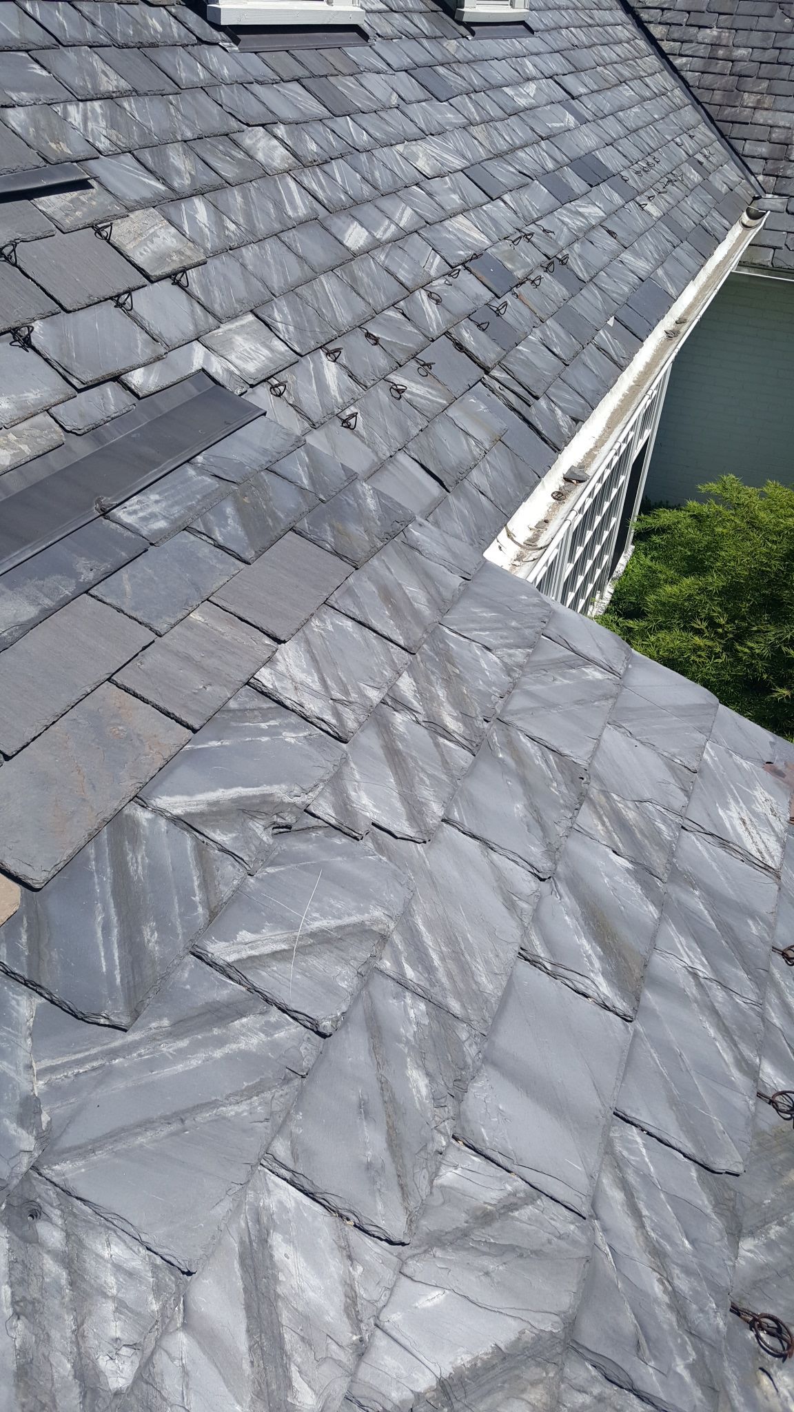 Slate repair in Guilford by Roof Right Inc