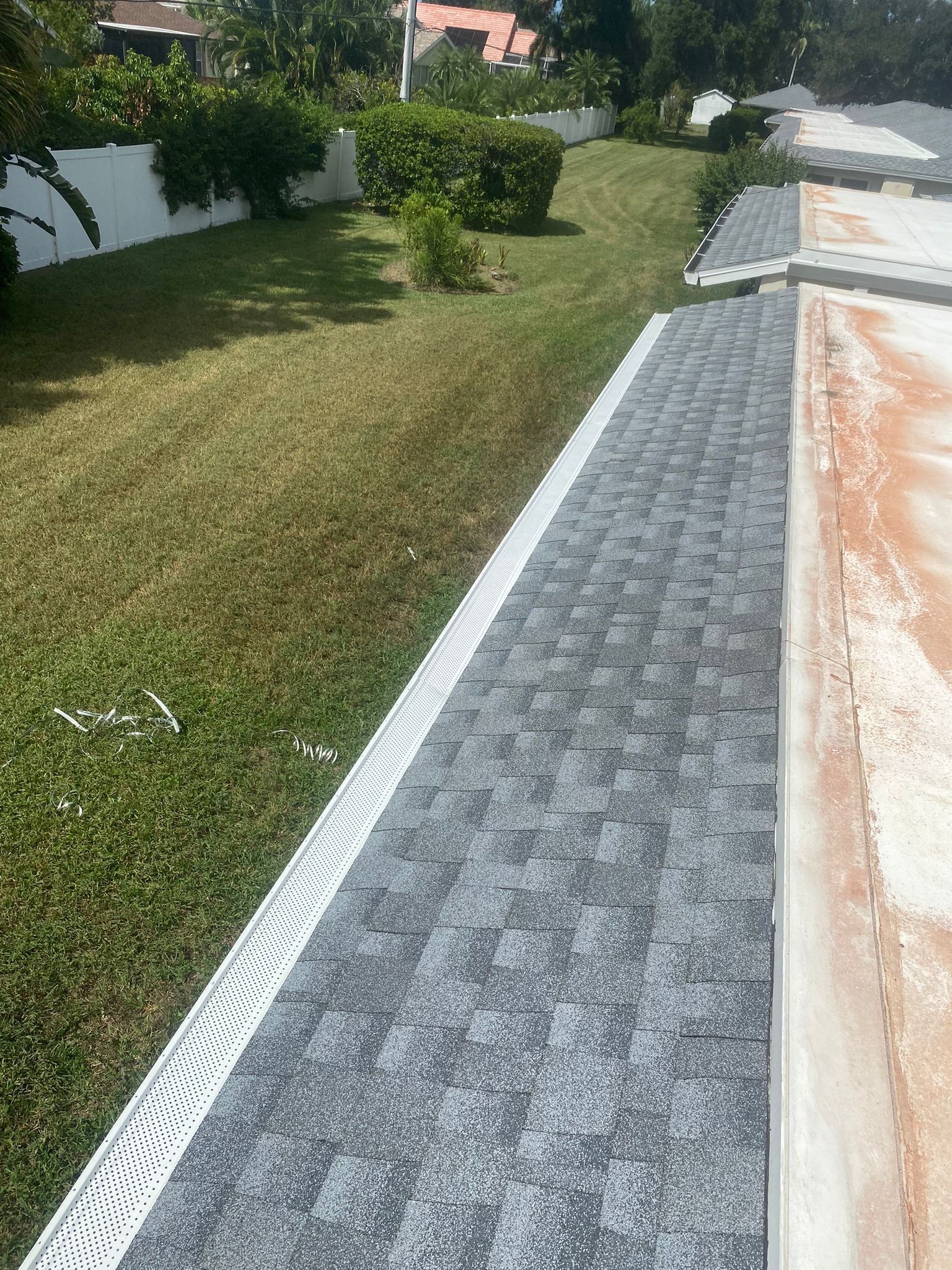 Full Gutter System Installation in Sarasota FL by Gutter Professors