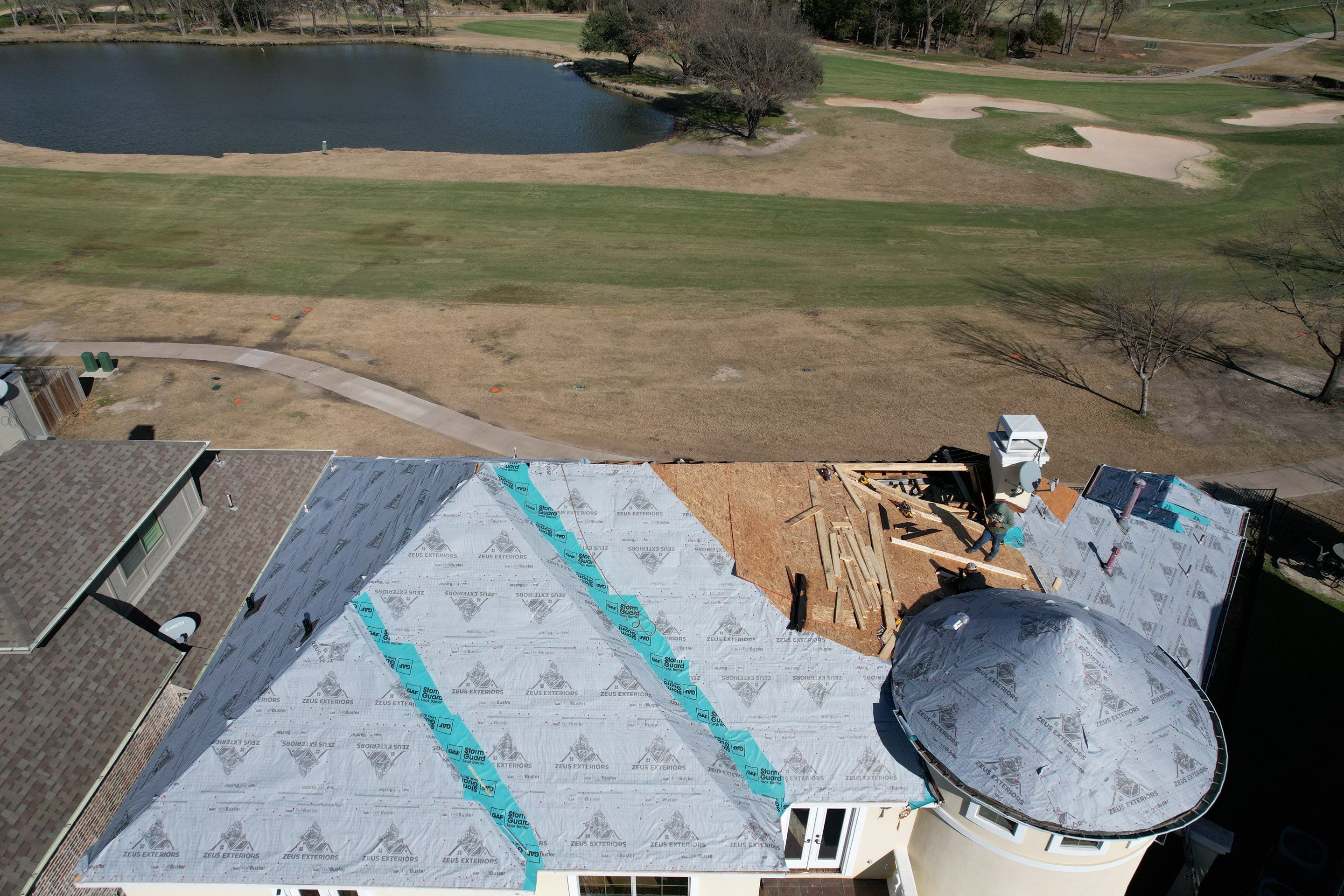 Project in Garland  by Zeus Exteriors