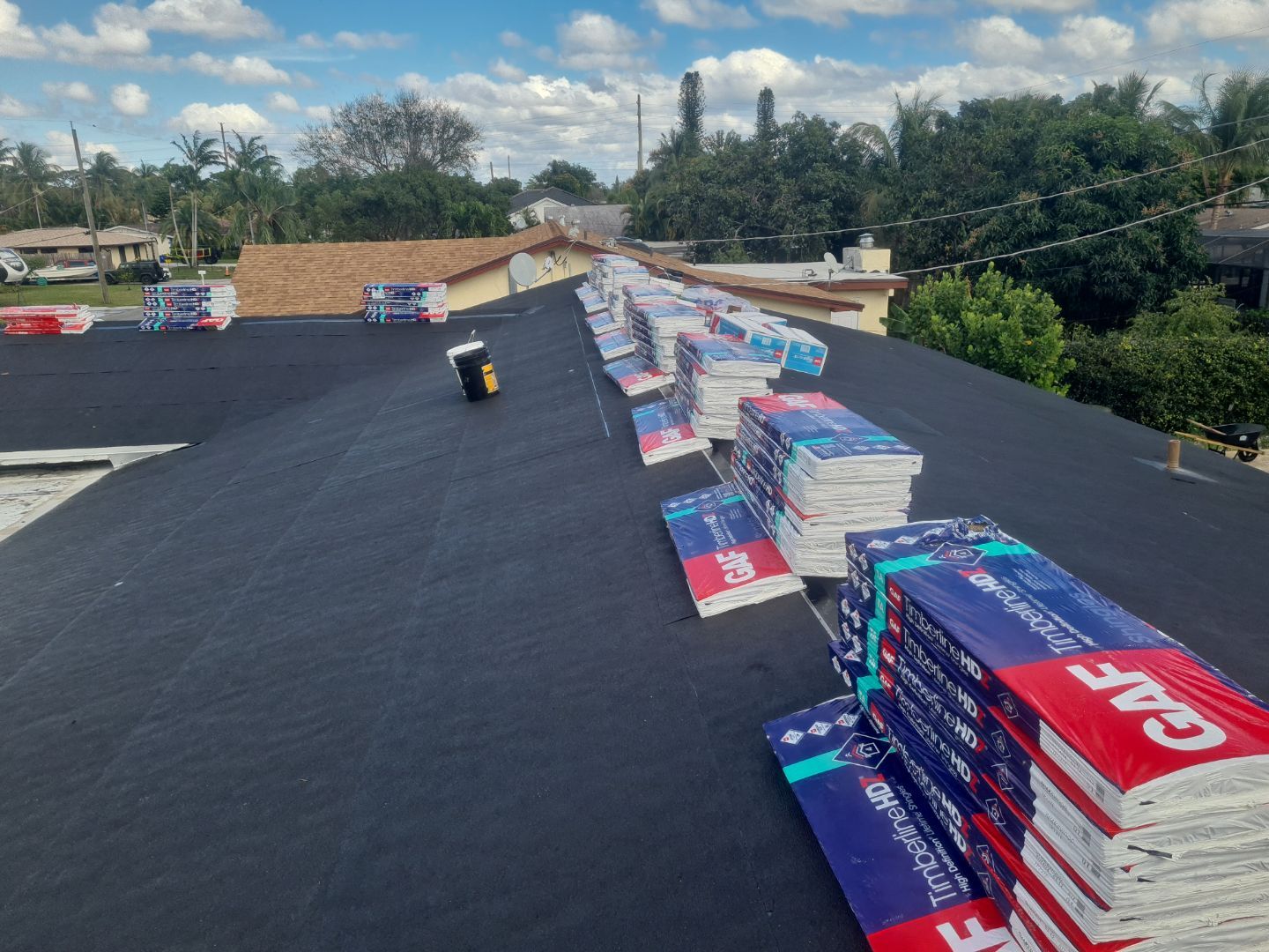 Residential Roofing Installation using GAF by BLUES BROTHERS ROOFING
