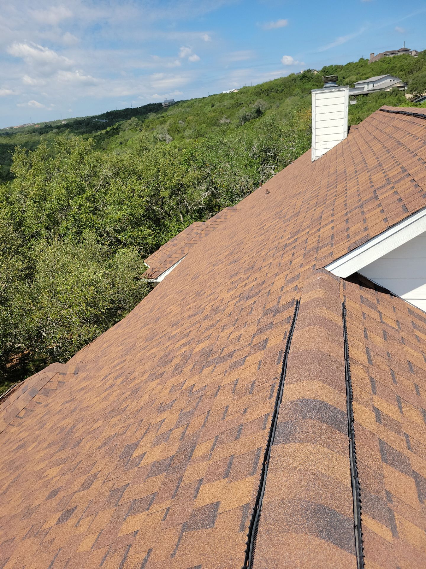 Architectural Shingle Roof Replacement for San Antonio Brick Home by Heaven Sent Roofing, LLC