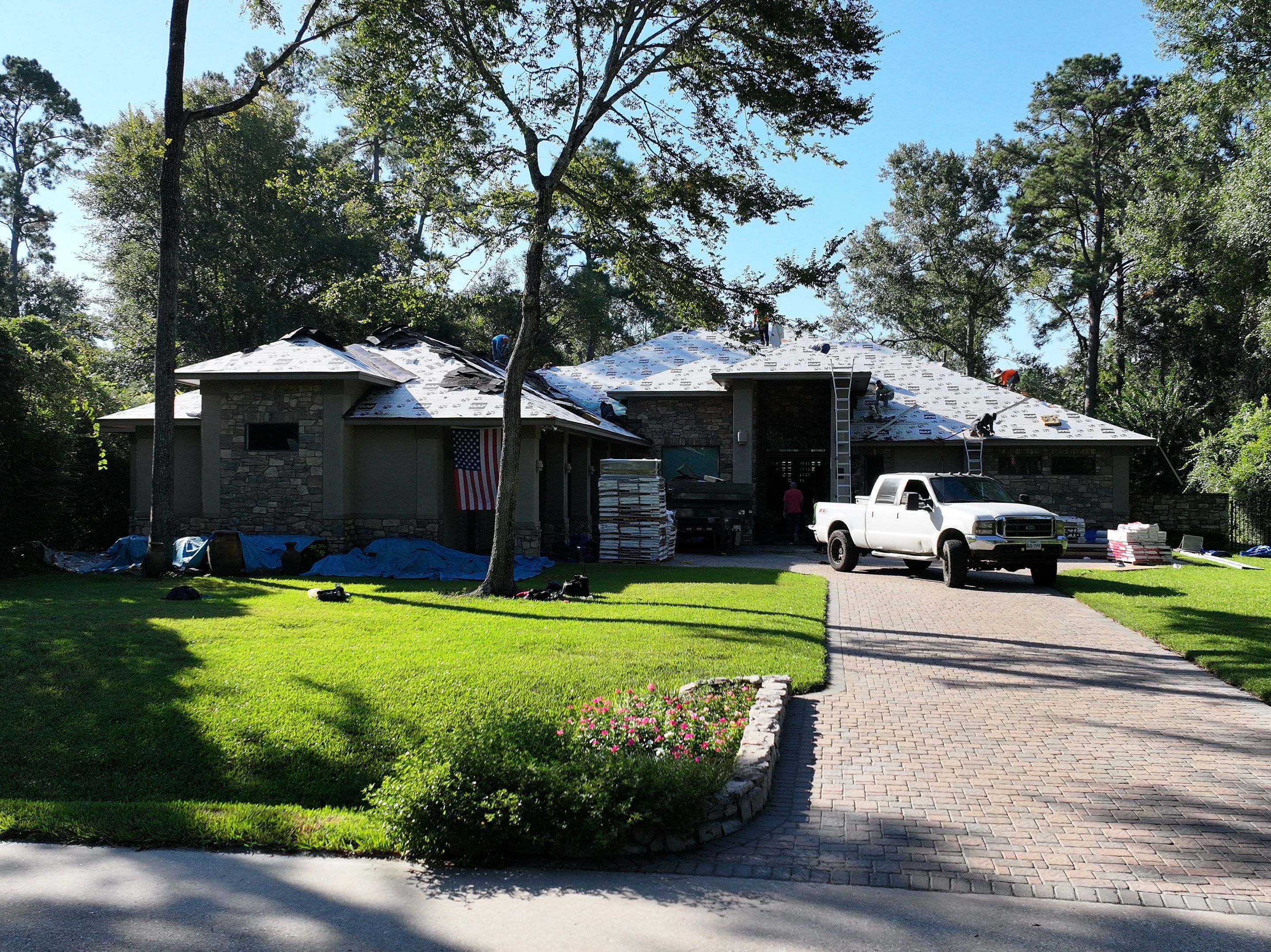 Residential Asphalt Shingle Roof Replacement in Spring, Texas by Abbott Roofing Company