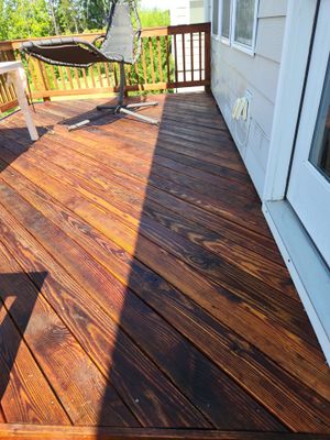 Deck using Wood Sealant