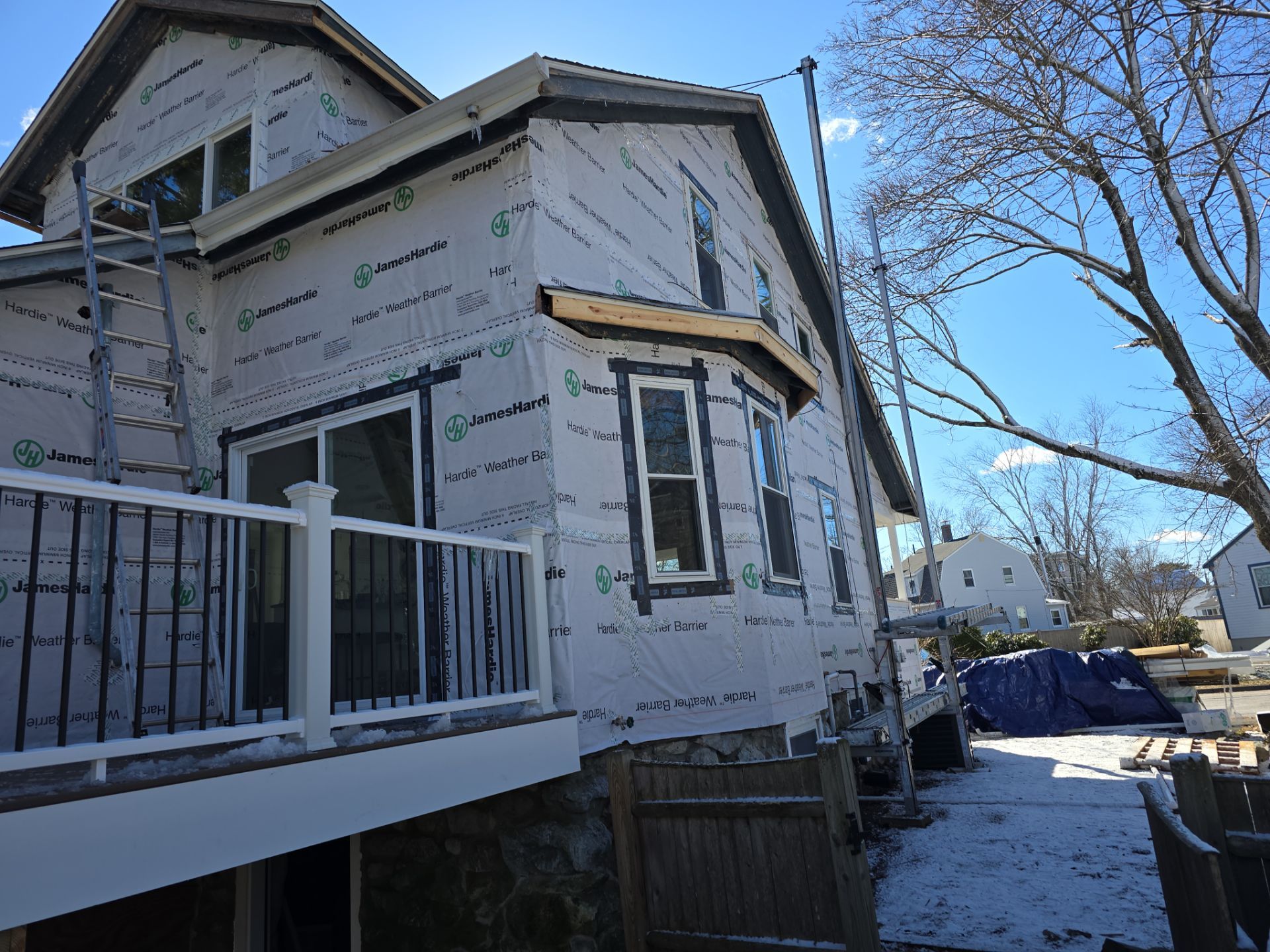 Complete exterior renovation in Norwood, MA by UBrothers Construction