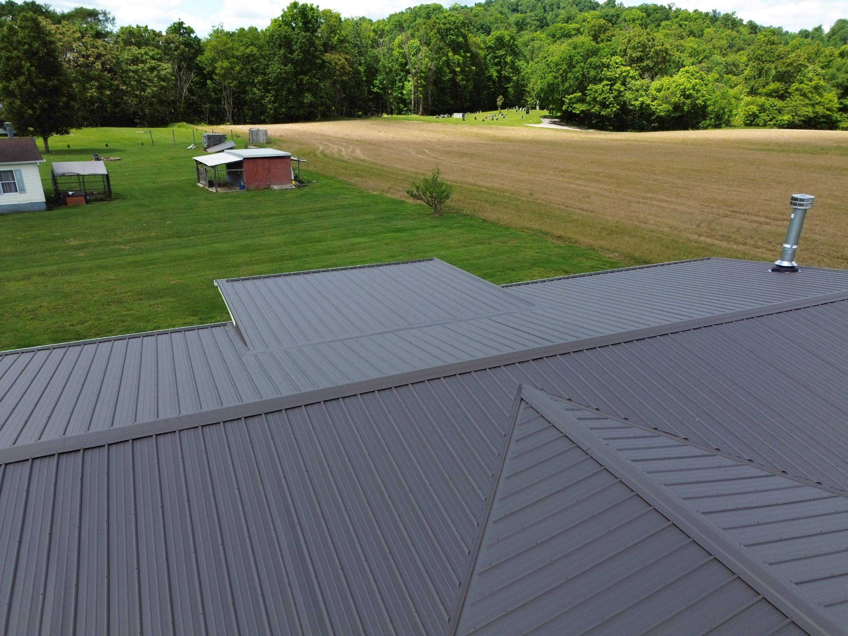 Burnished Slate Frost AG Panel by Omnia Roofing