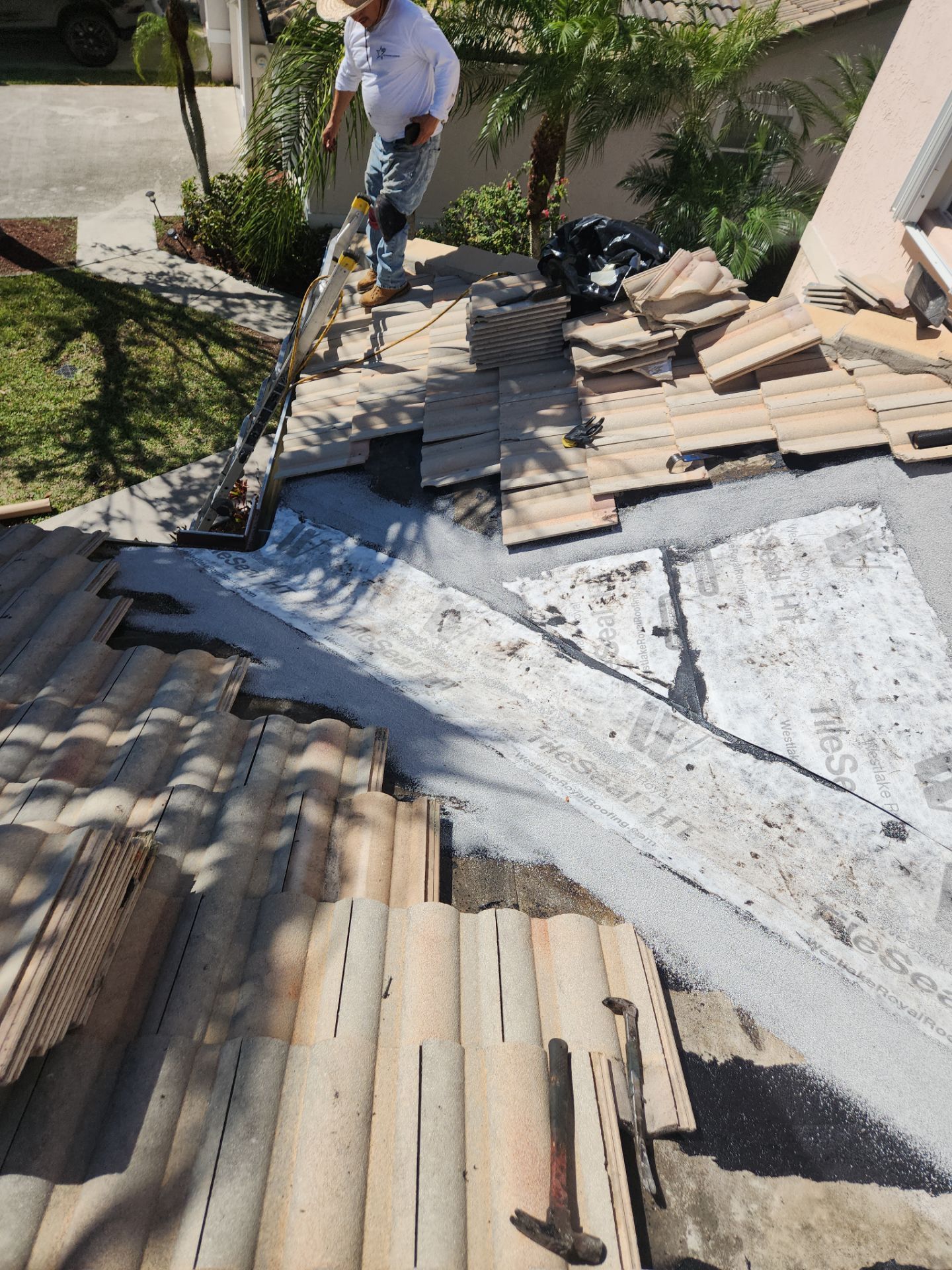 Vanguard Roll Tile Roof Repair in Wellington, FL by Aastro Roofing