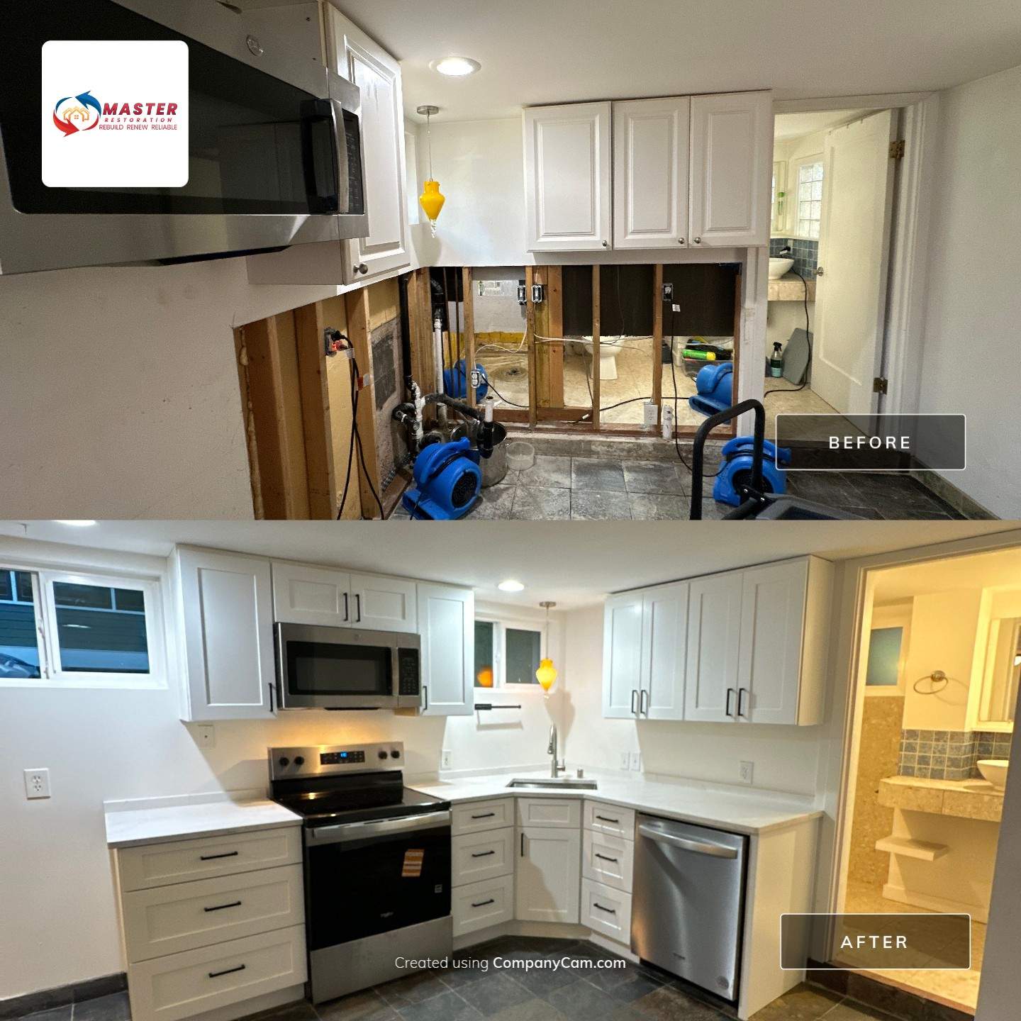 Project in Seattle by Master Restoration 