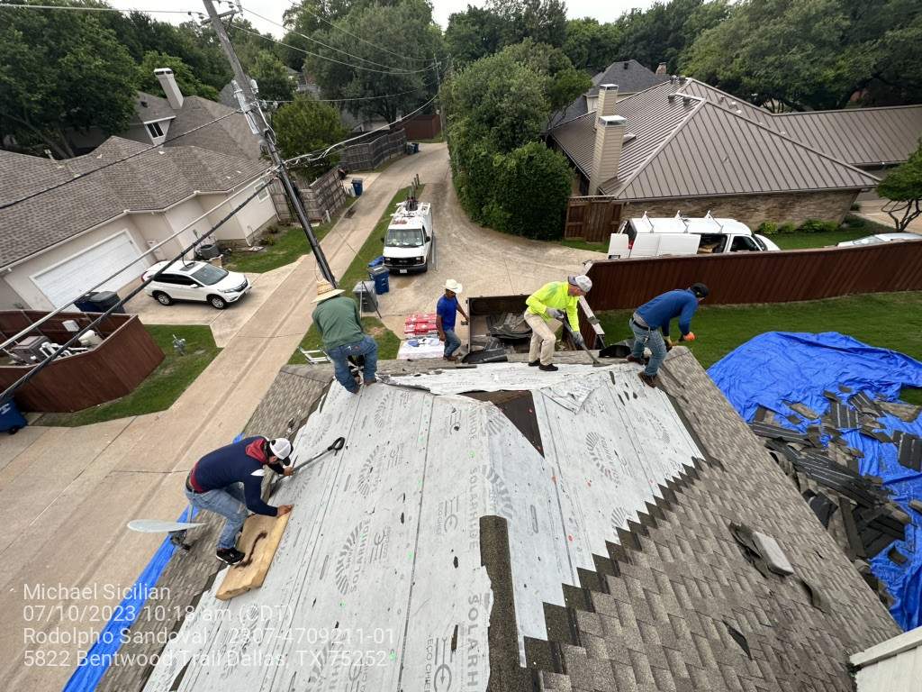Project in Dallas by Zeus Exteriors