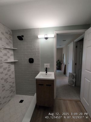 Tiled Shower