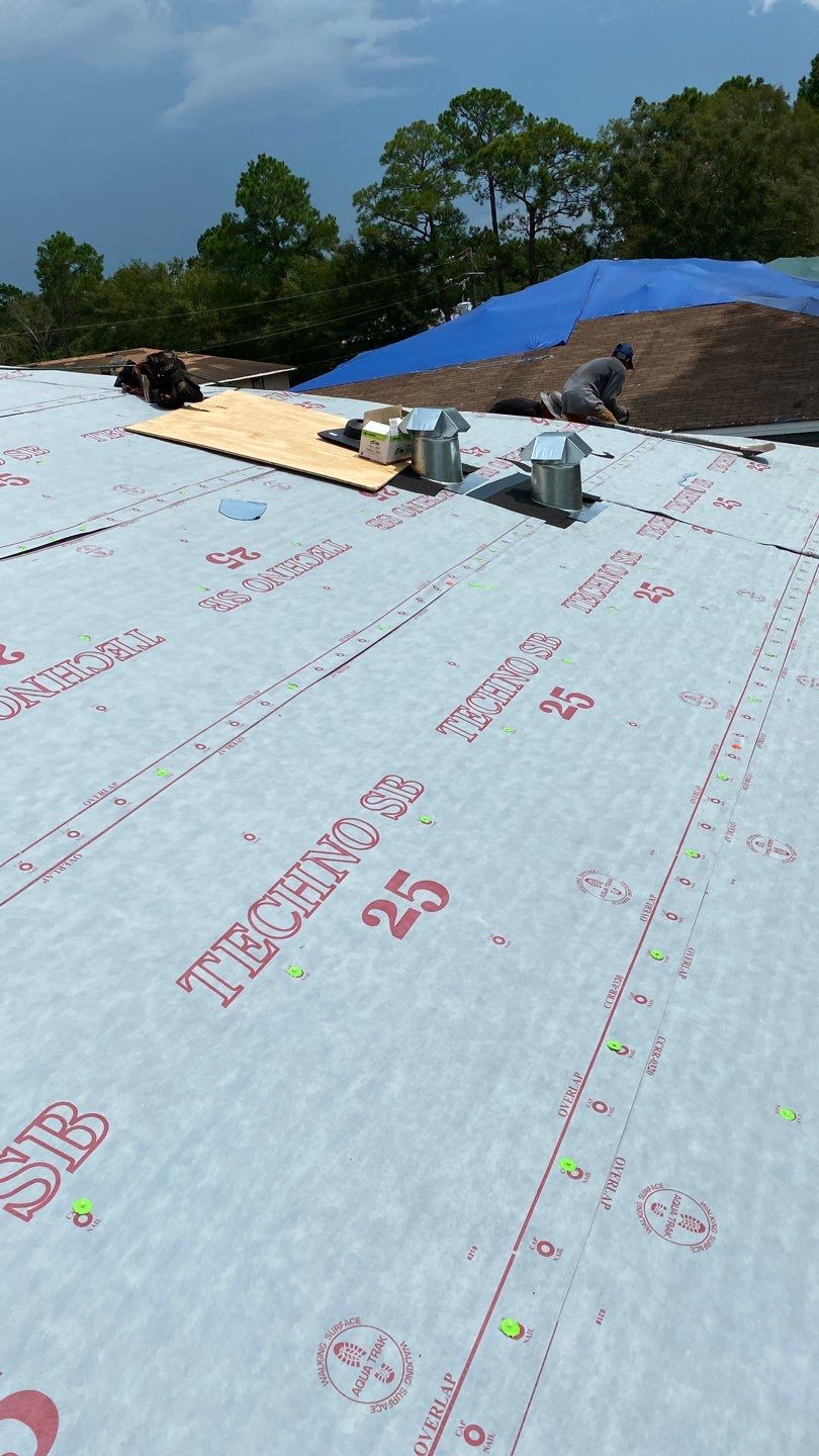 Commercial Roofing Installation using Roof Replacement by American Roofing & Construction LLC