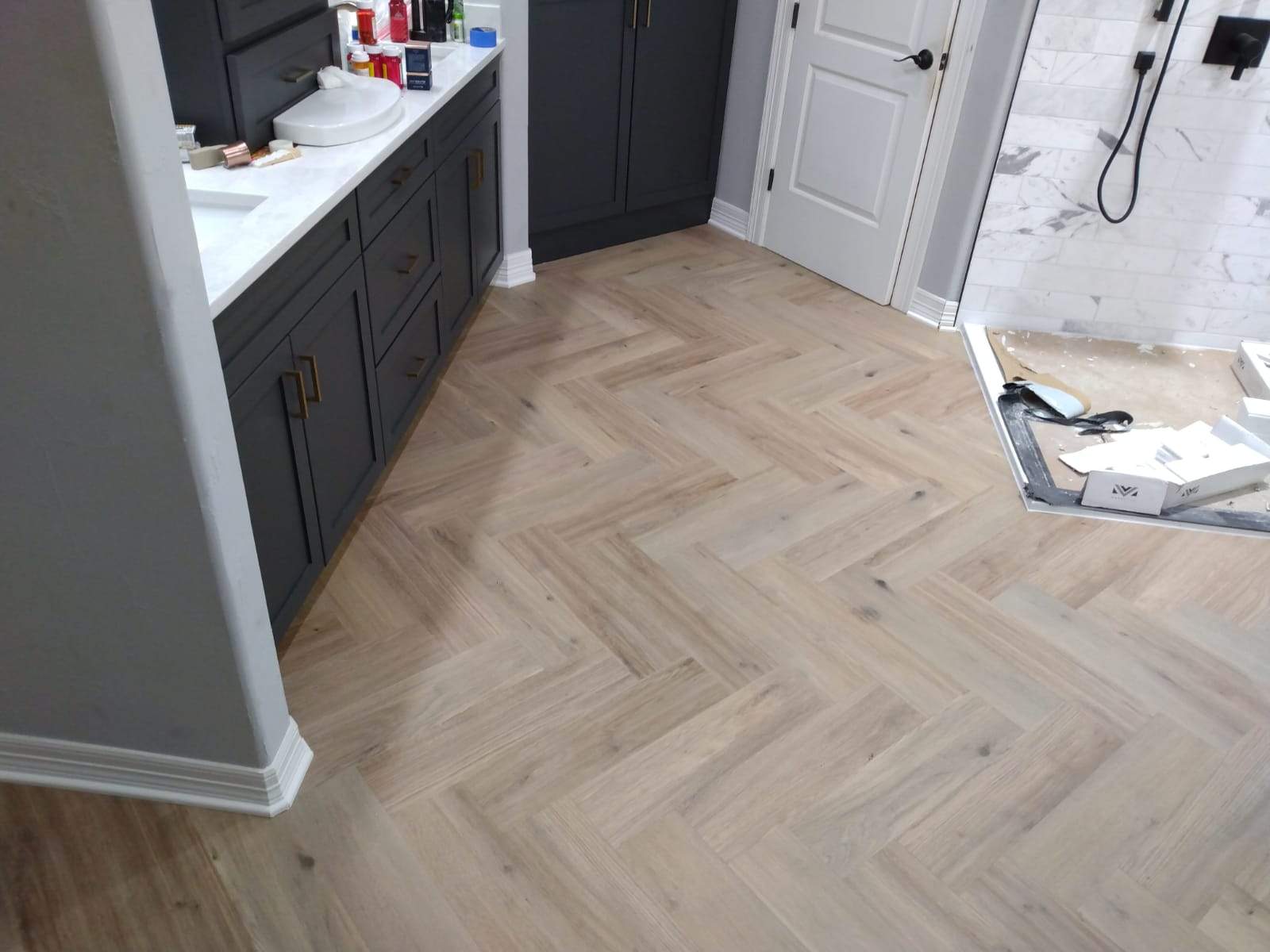 San Antonio Bathroom Remodel with Black Free-Standing Tub by Legacy Bath and Kitchen 